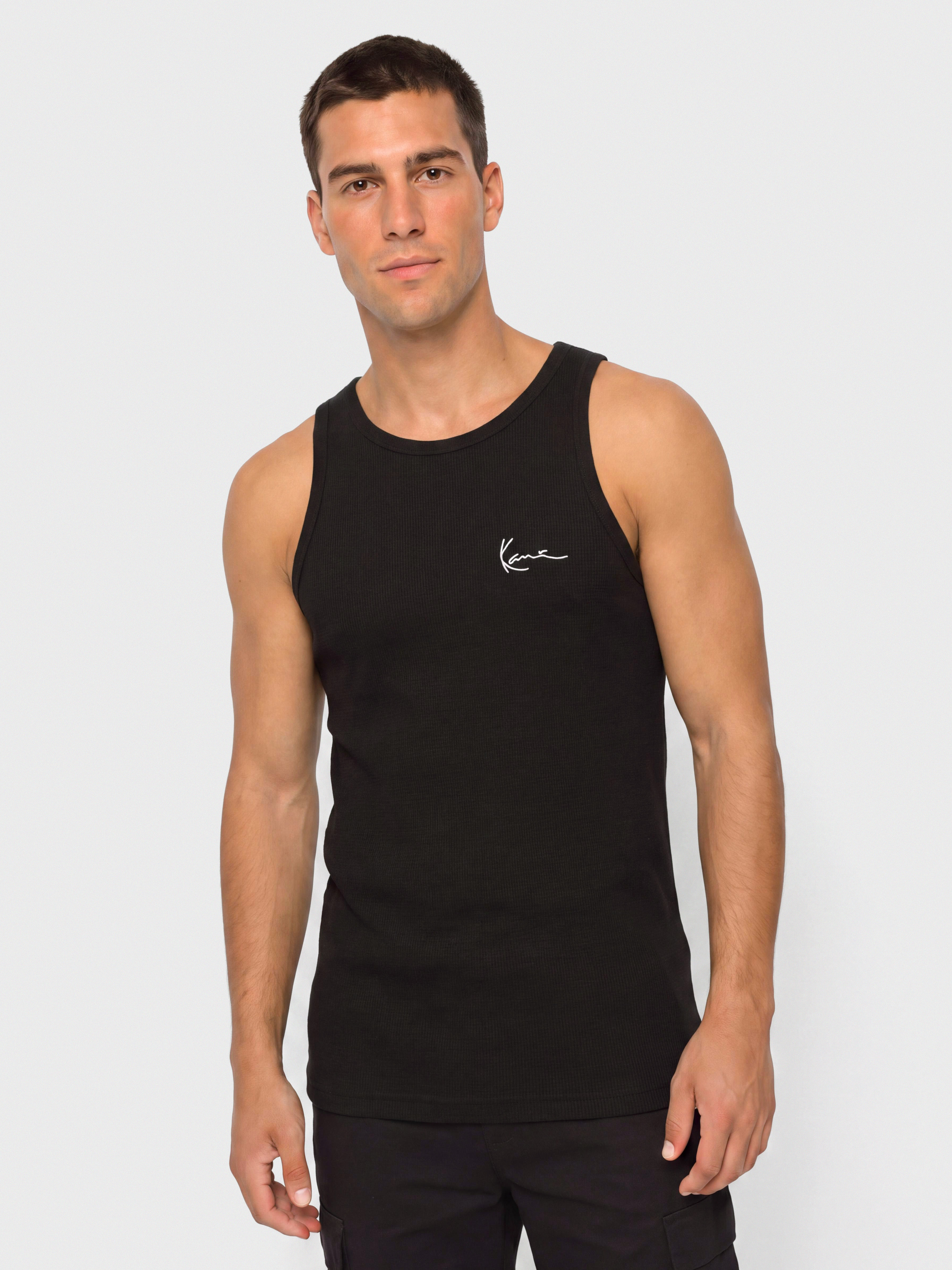 Karl Kani Chest Signature Essential Waffle Shirt (black)