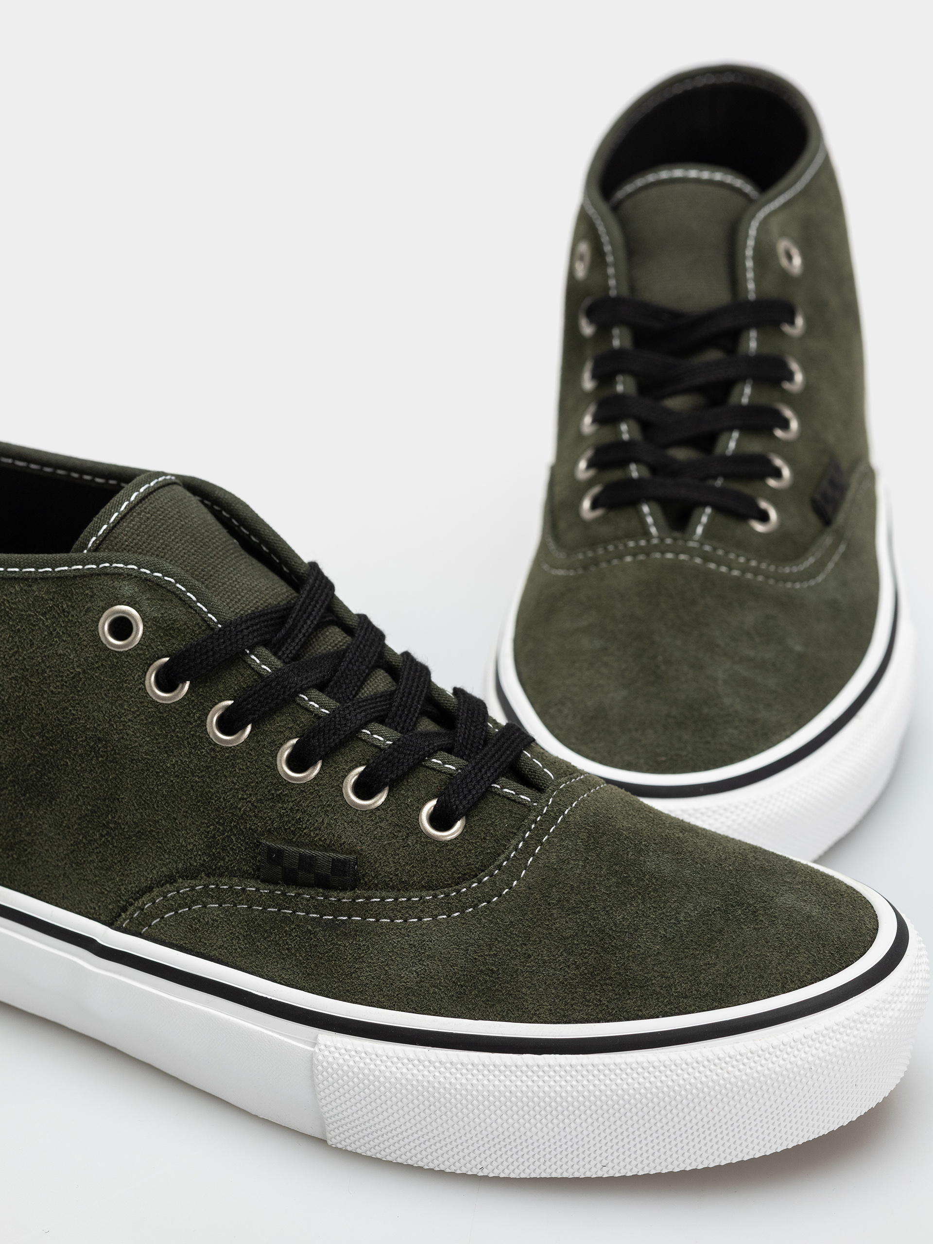 Vans Skate Authentic Mid Shoes (obsidian fern)