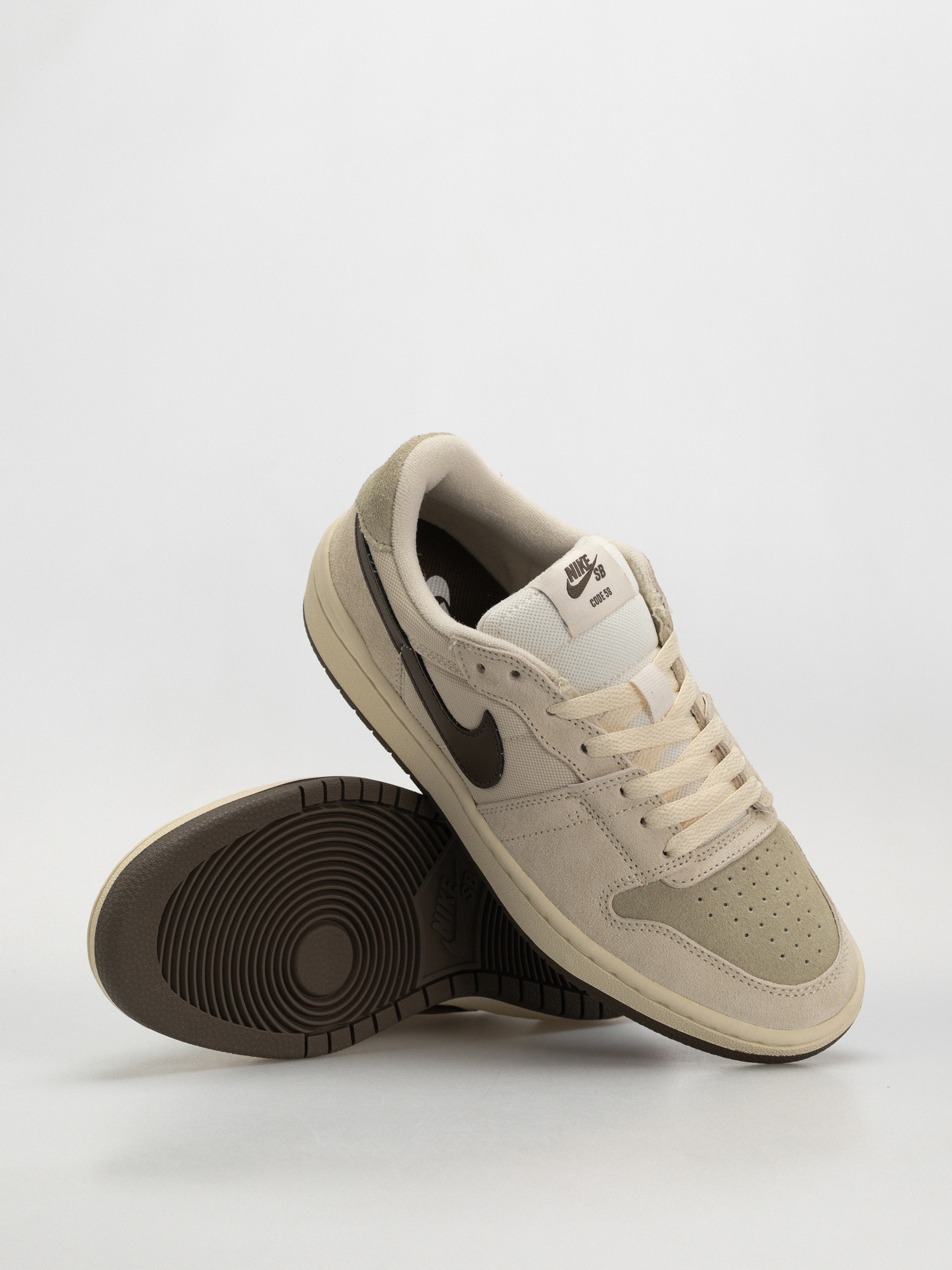 Nike SB Code 58 Schuhe (pale ivory/dark hazel lt khaki muslin)