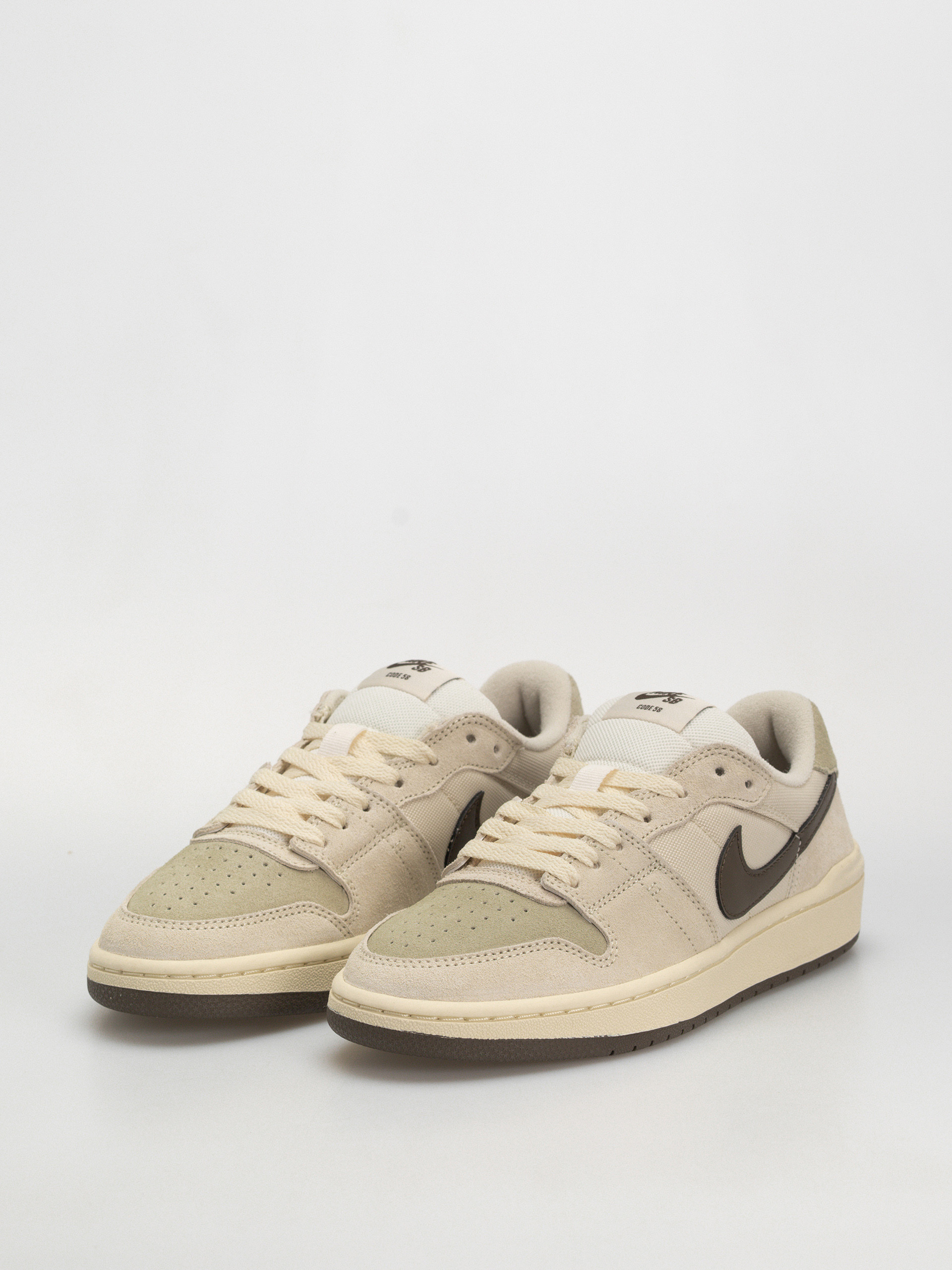 Nike SB Code 58 Schuhe (pale ivory/dark hazel lt khaki muslin)