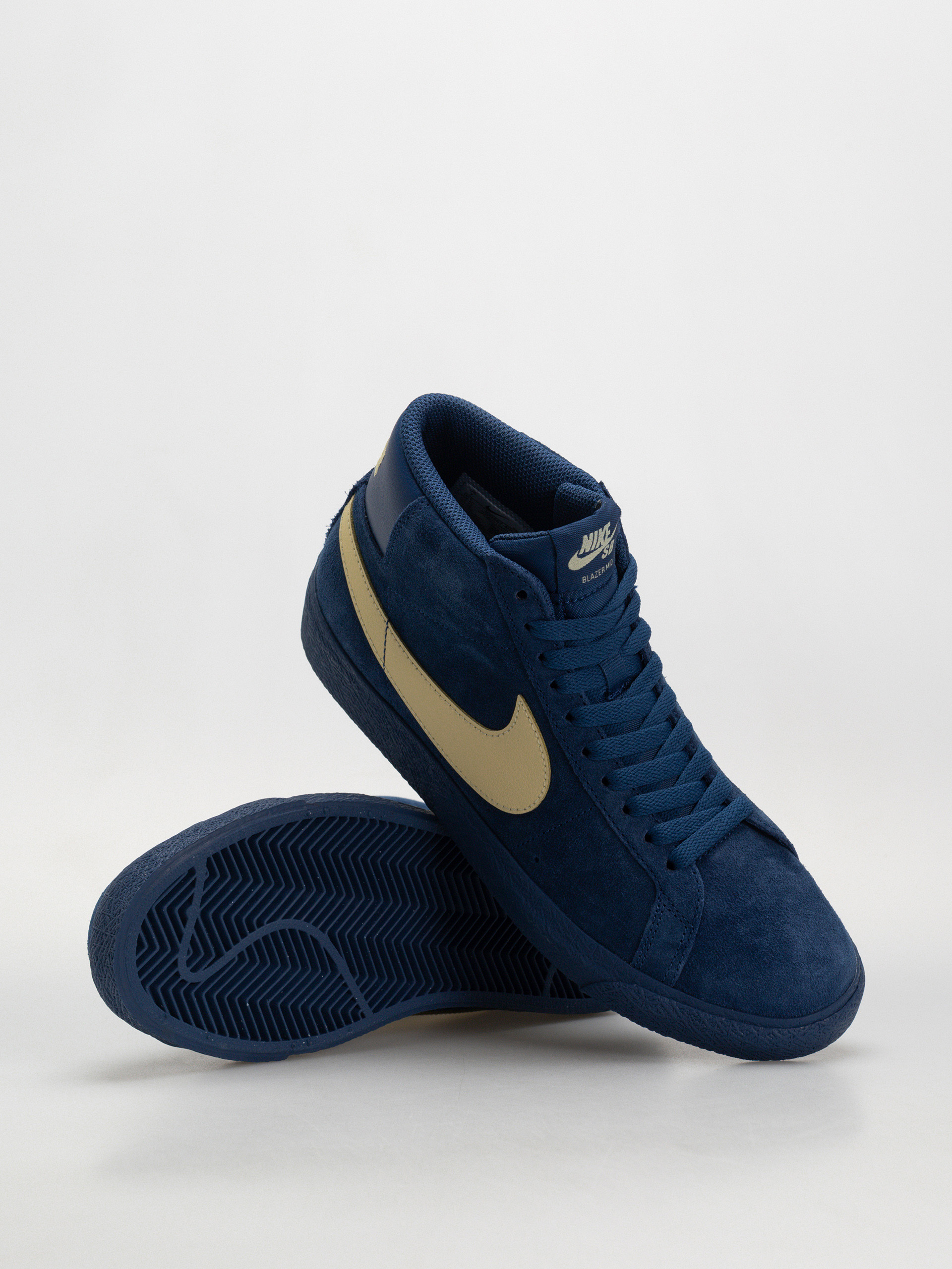 Nike SB Zoom Blazer Mid Schuhe (coastal blue/pale yellow coastal blue)