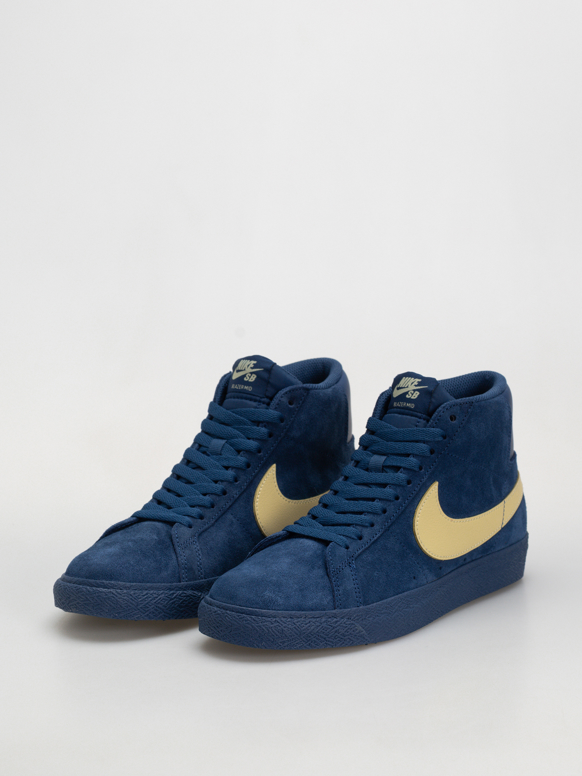 Nike SB Zoom Blazer Mid Schuhe (coastal blue/pale yellow coastal blue)