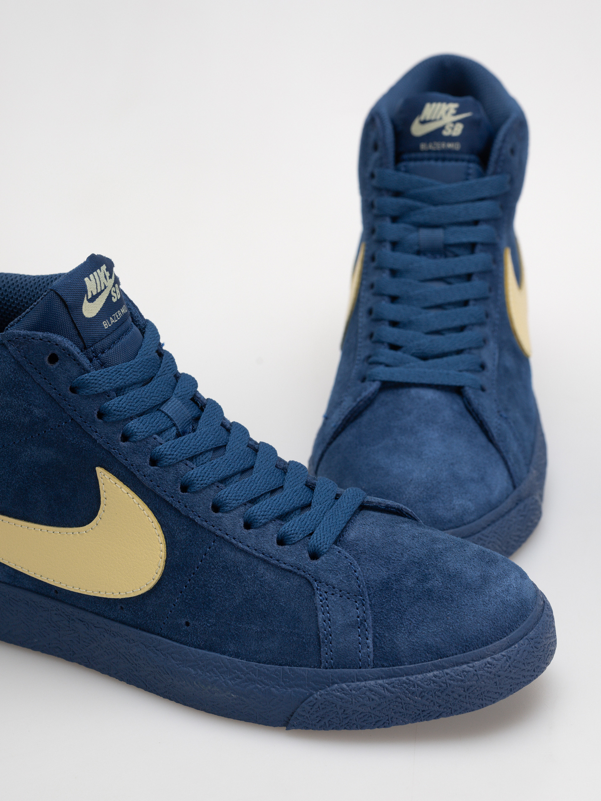 Nike SB Zoom Blazer Mid Schuhe (coastal blue/pale yellow coastal blue)