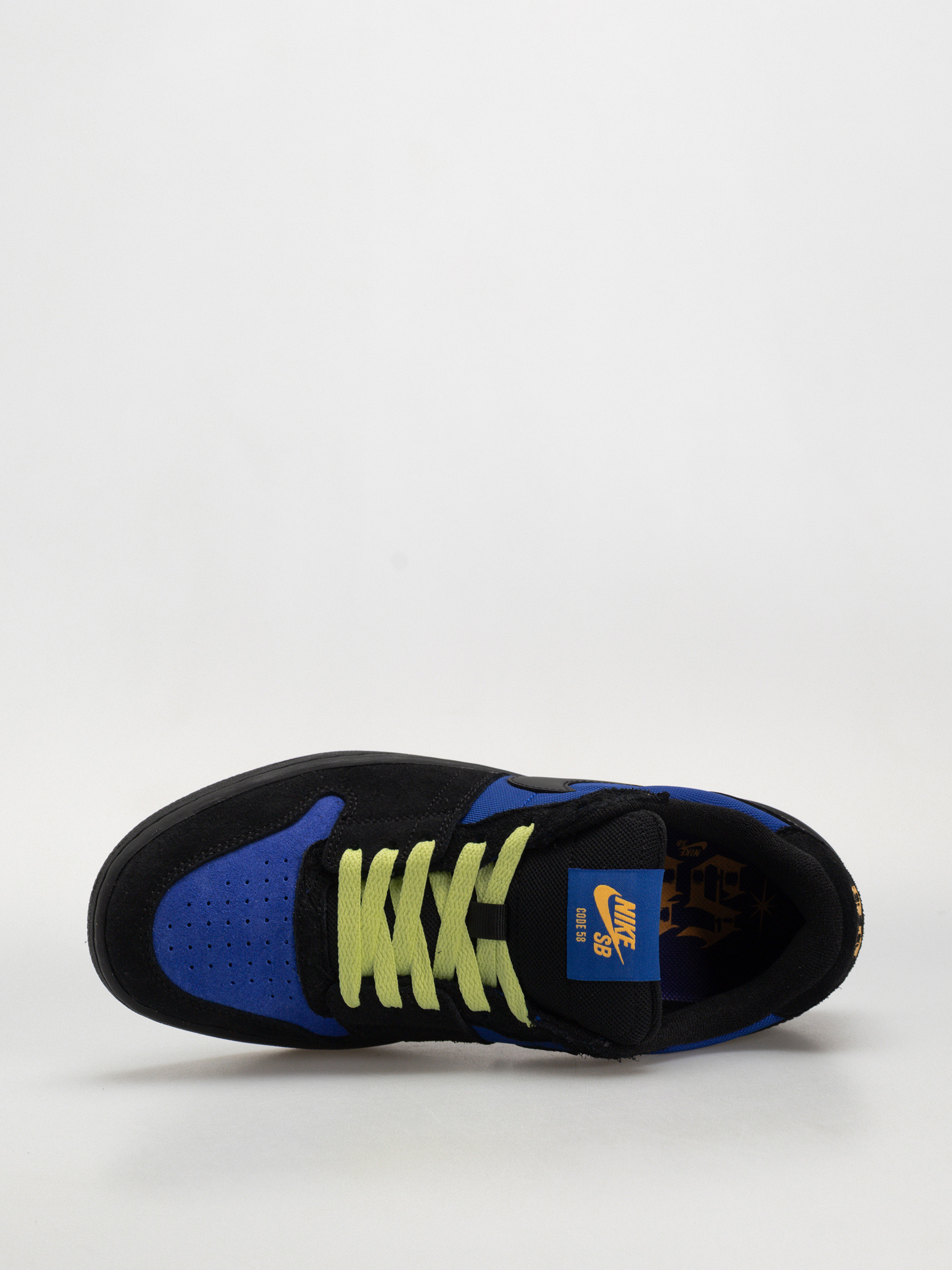 Nike SB Code 58 Shoes (racer blue/black black lt lemon twist)