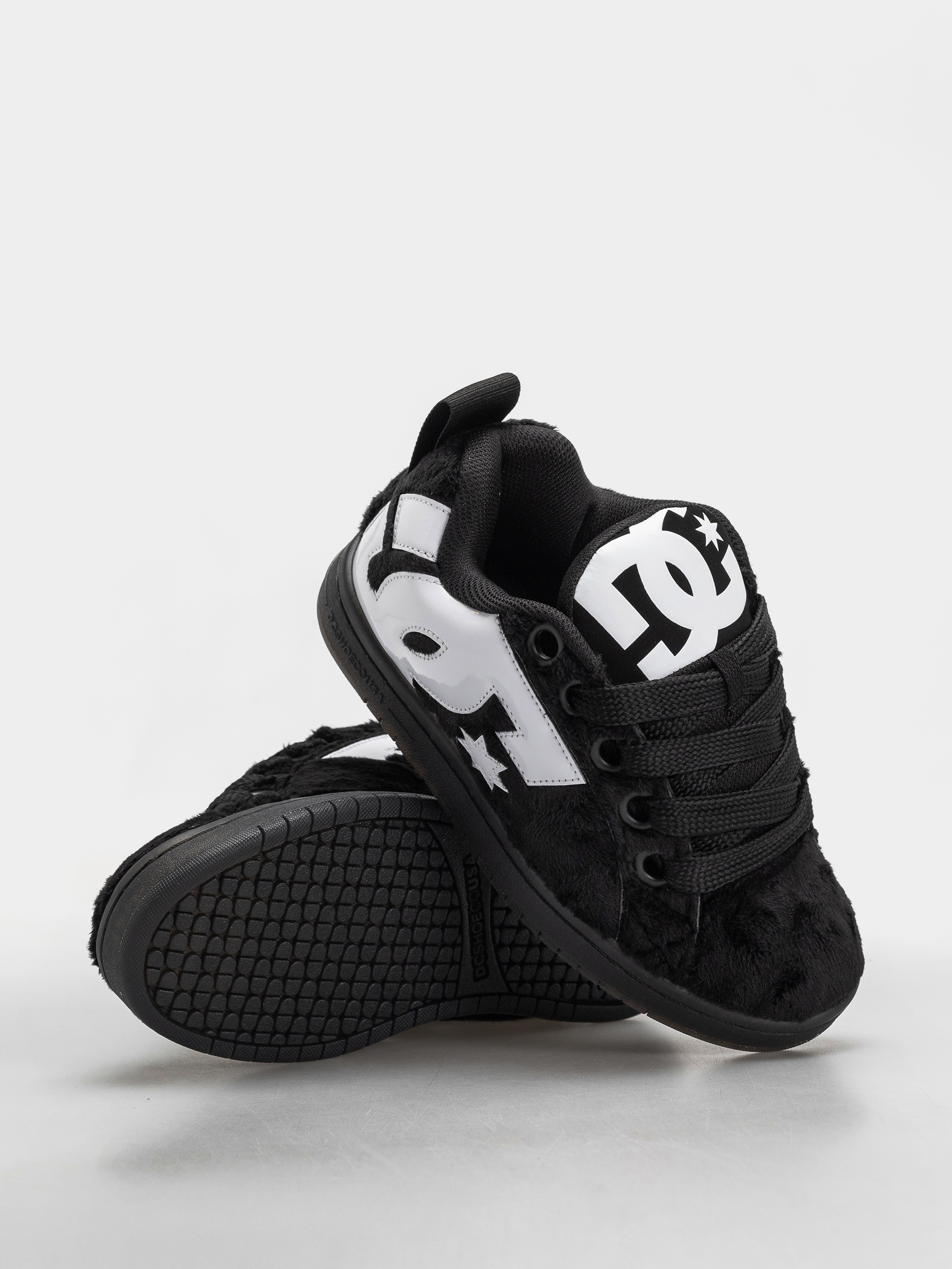 DC Court Graffik Puff Schuhe (black/black/white)