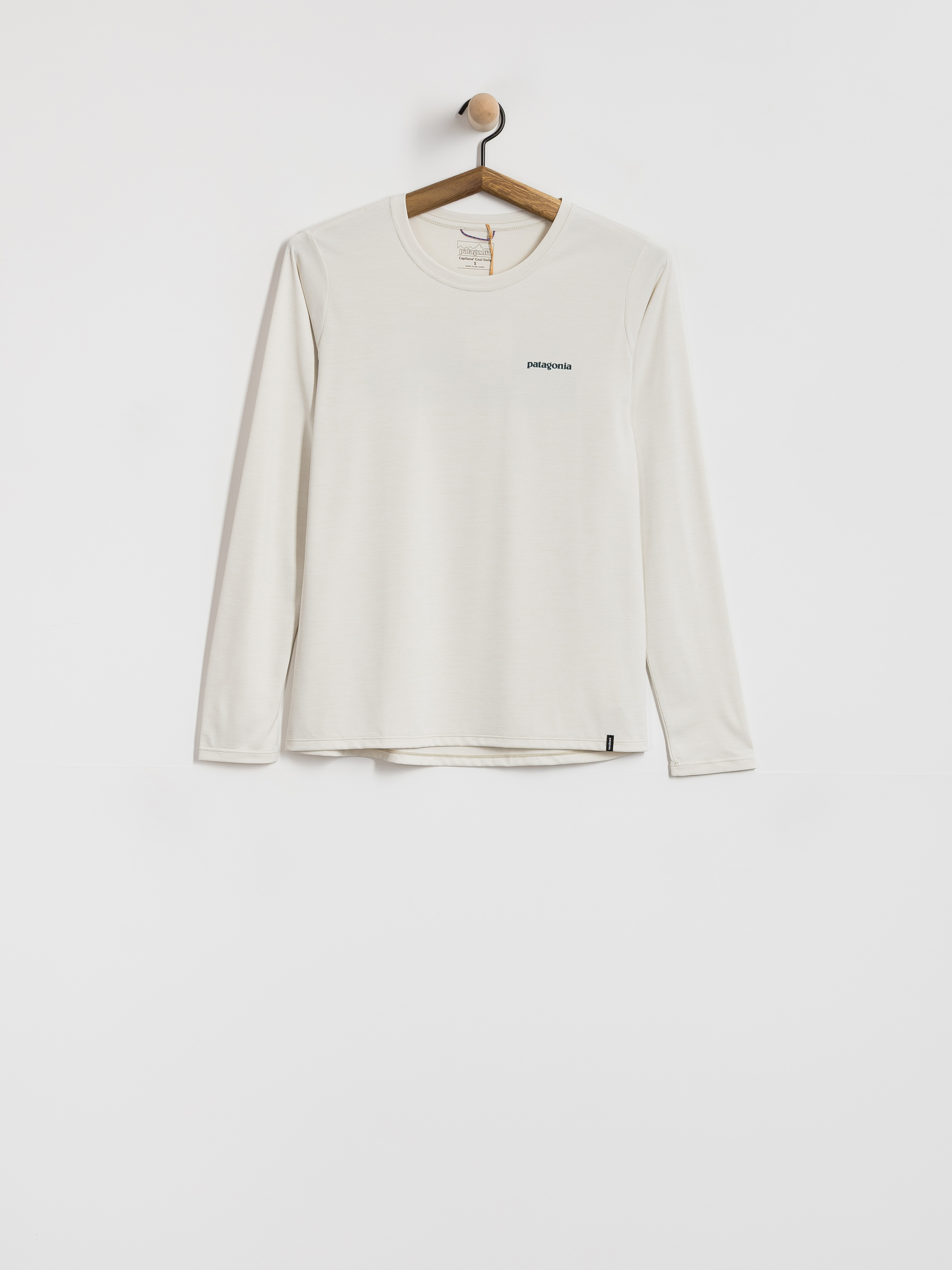 Patagonia Cap Cool Daily Boardshort Logo Wmn Longsleeve (dyno white)