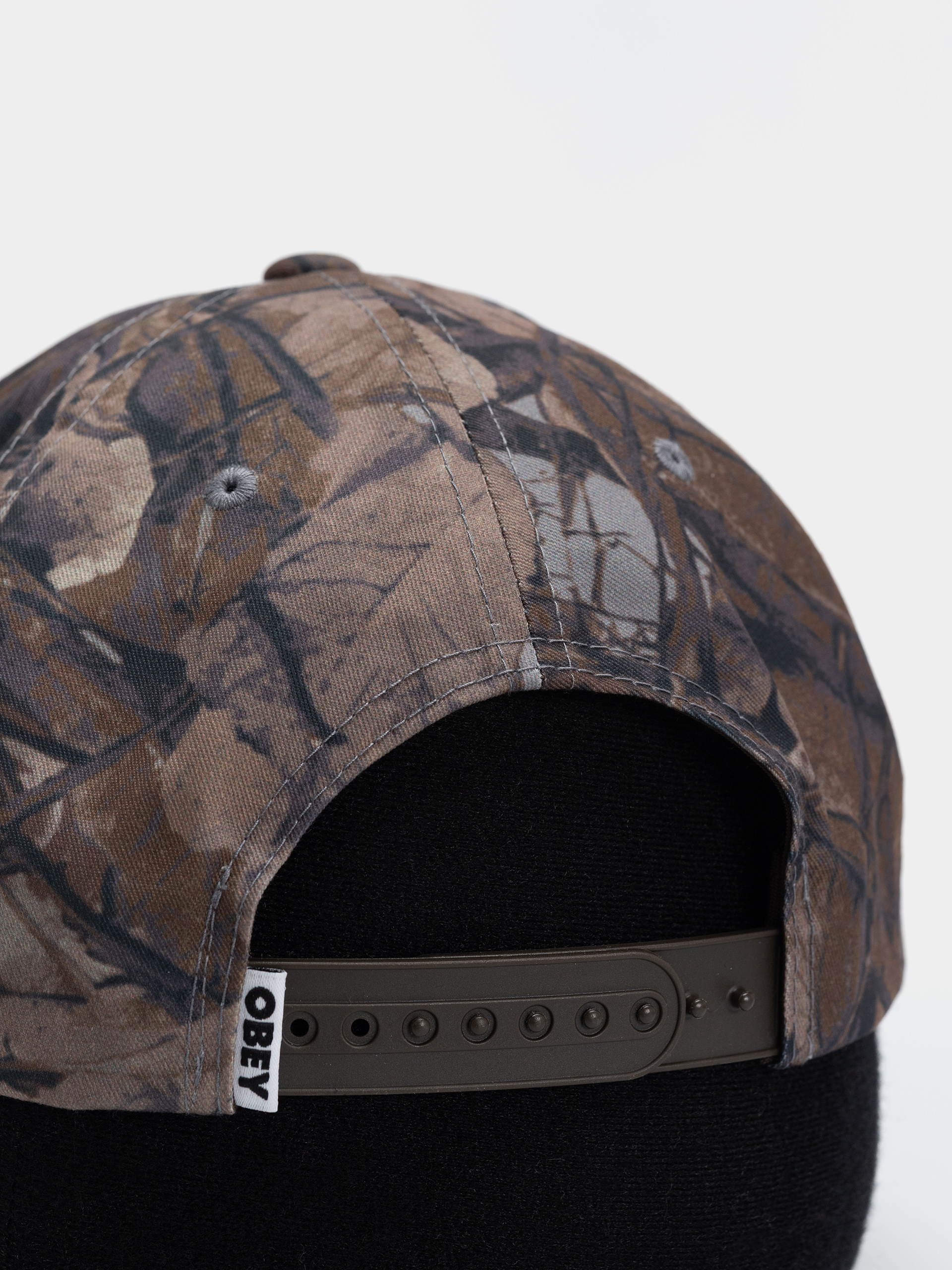OBEY Delta 5 Panel Cap (fence camo multi)