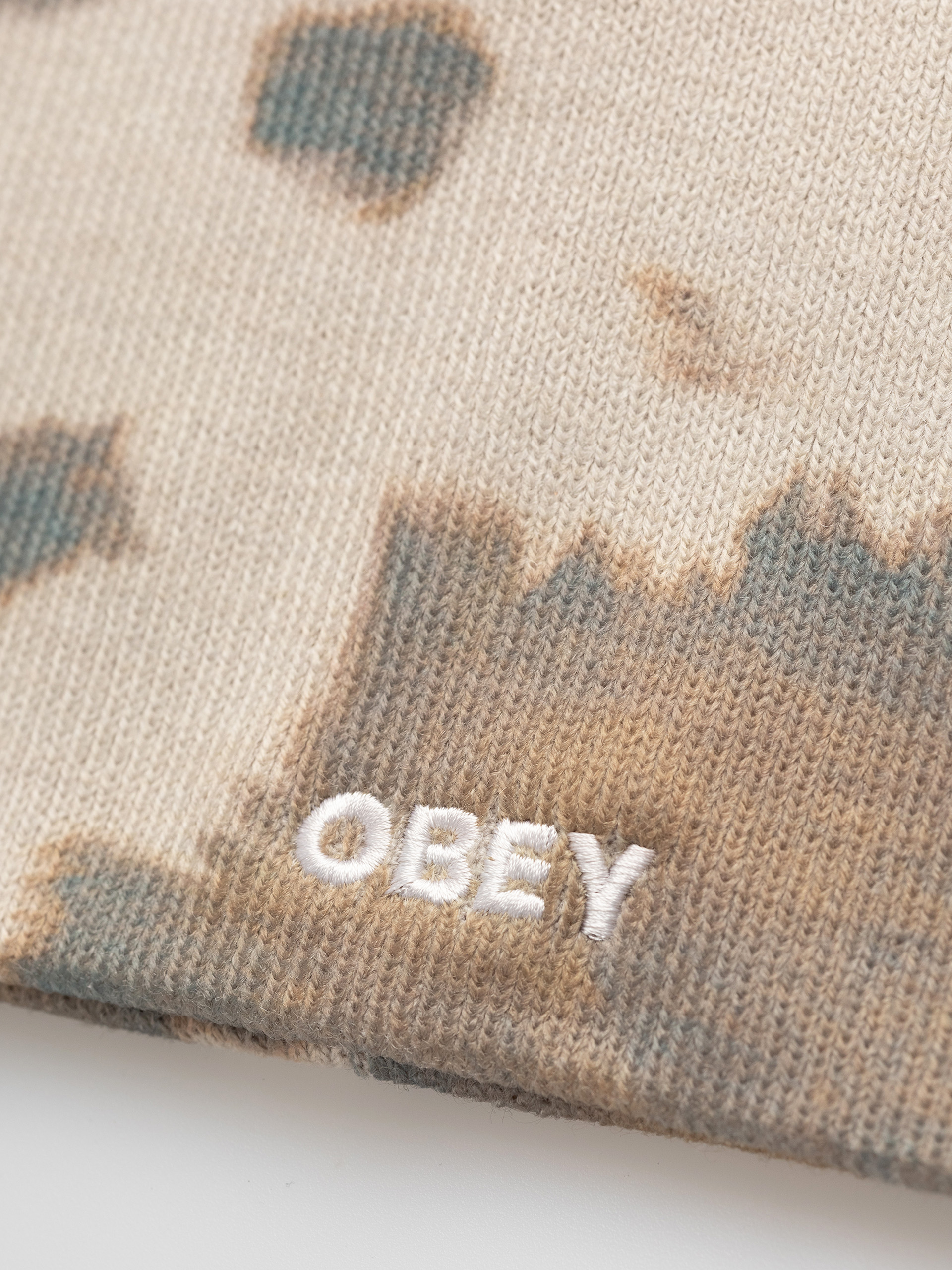 OBEY Silo Beanie (cow multi)