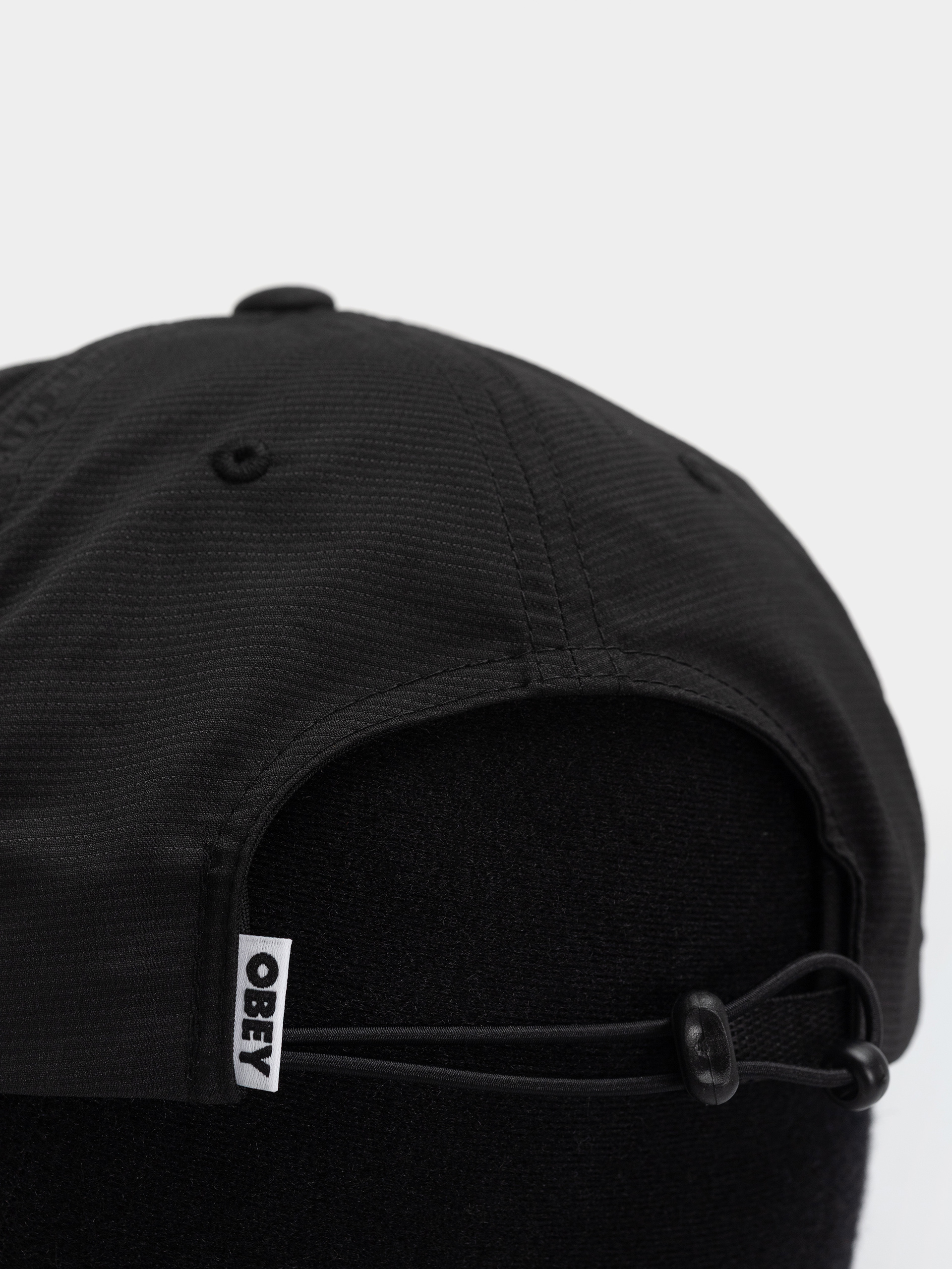 OBEY Stride 5 Panel Cap (black)