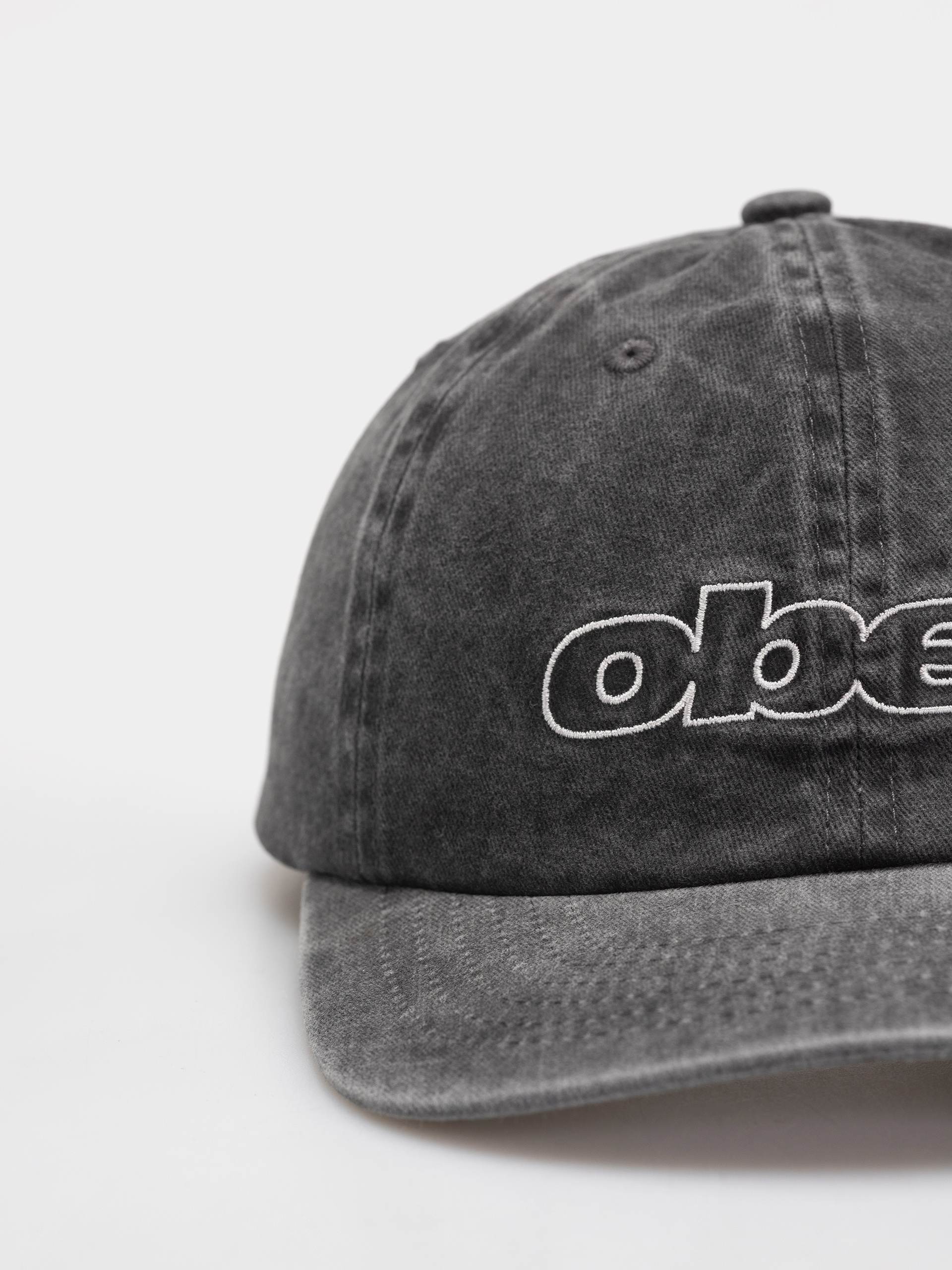 OBEY Pigment Outline Delta 6 Panel Cap (pigment black)
