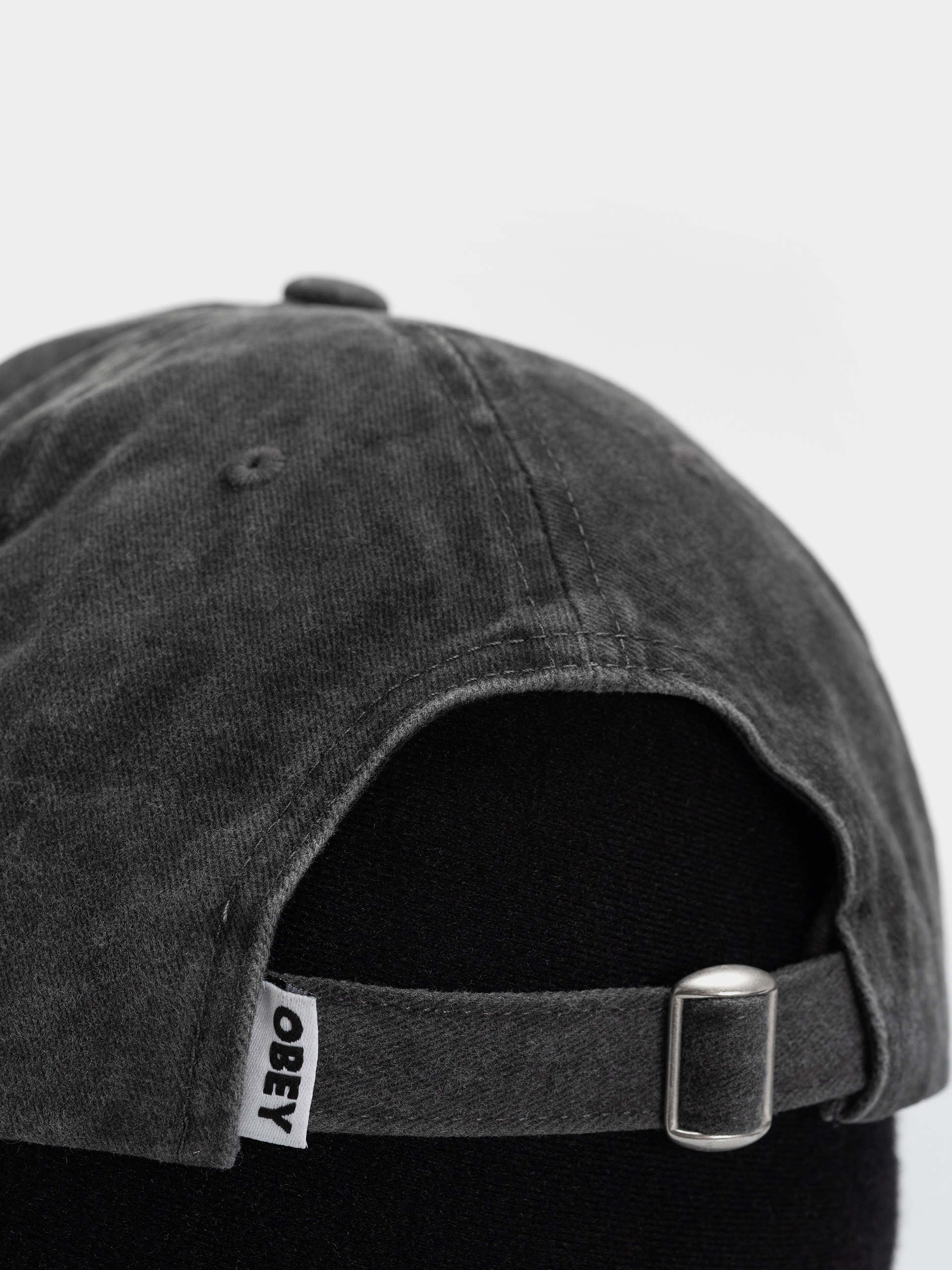 OBEY Pigment Outline Delta 6 Panel Cap (pigment black)