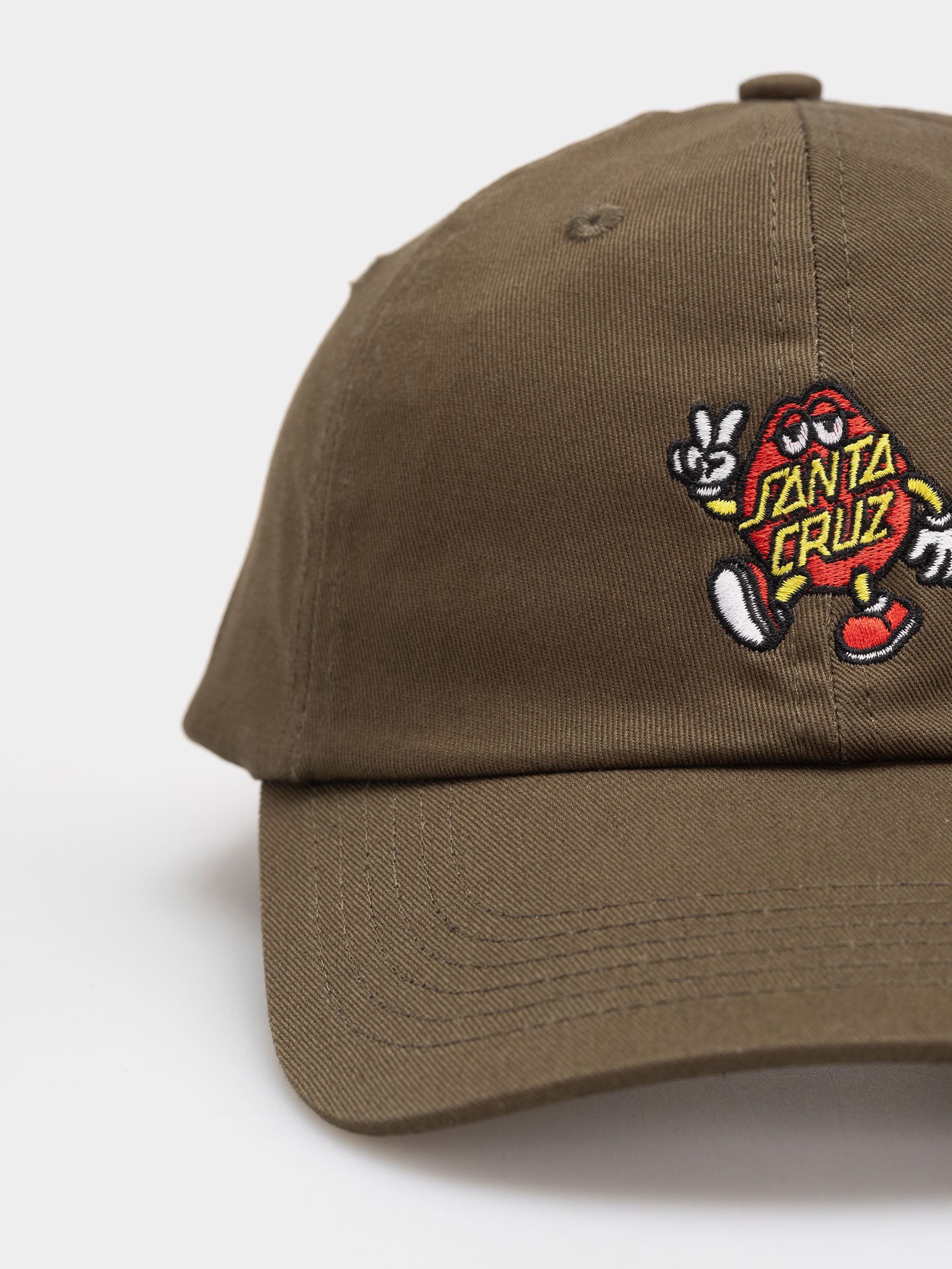 Santa Cruz Dot Guy Cap (deep olive)