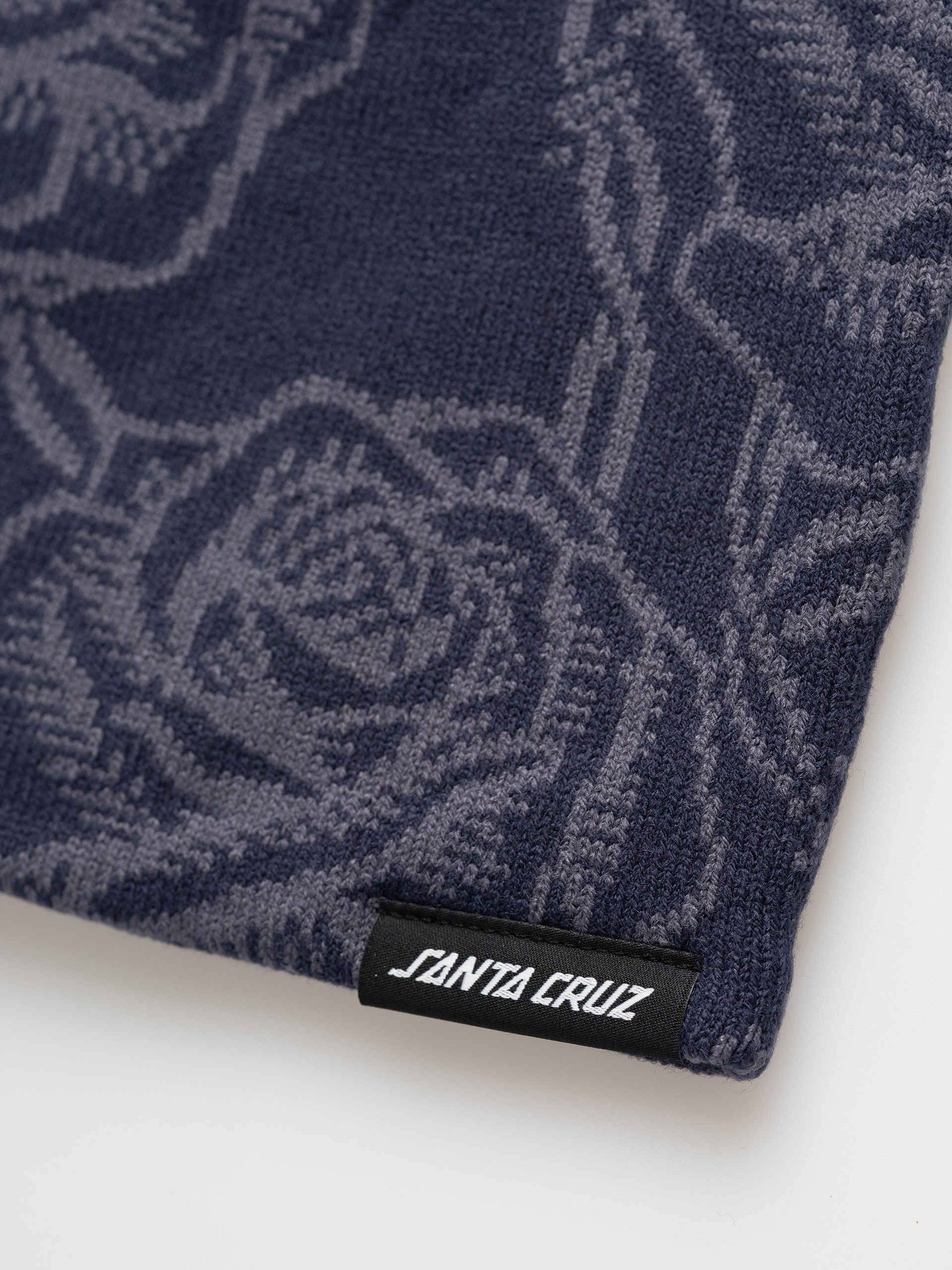 Santa Cruz Strip Skull Wmn Beanie (navy roses)