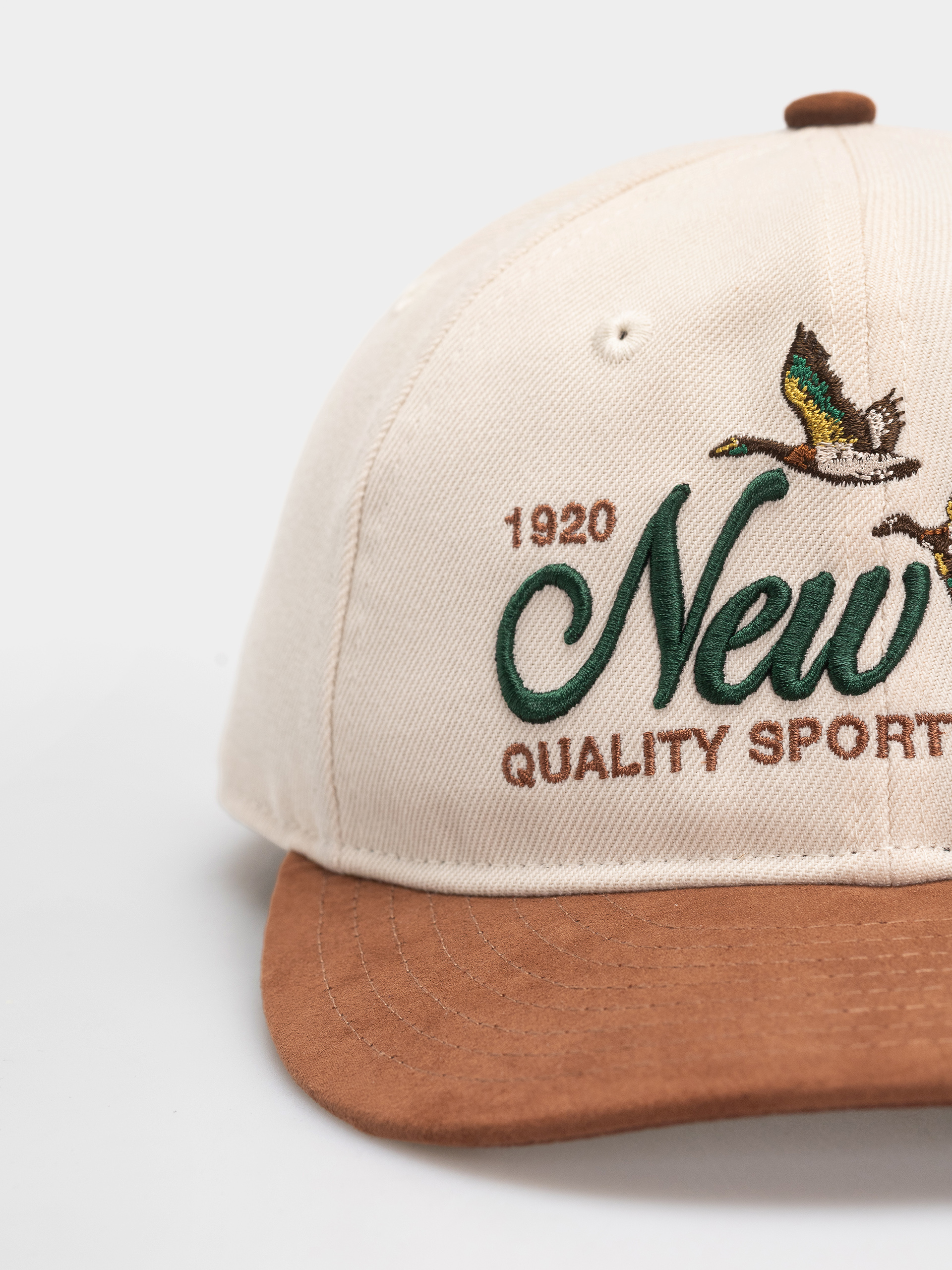 New Era Cap Suede Pc 9Fifty Rc (light cream/brown)