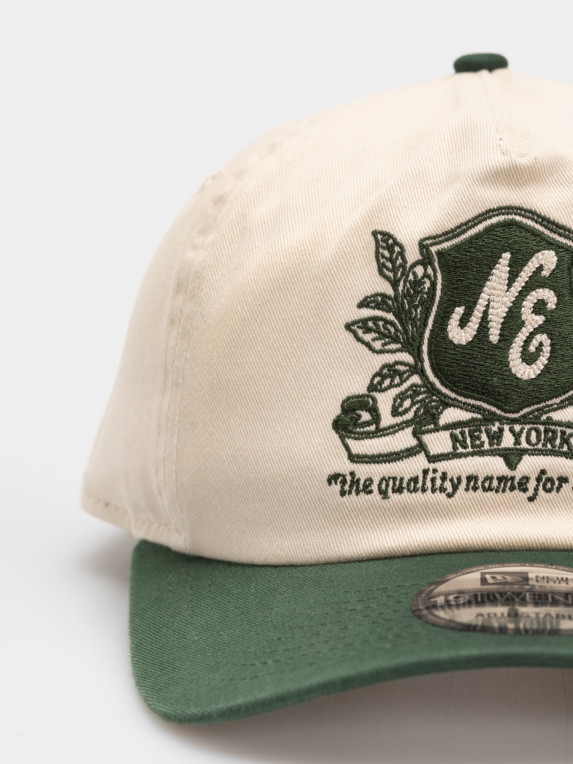 New Era Cap Washed Graphic 19Twenty (light cream/green)