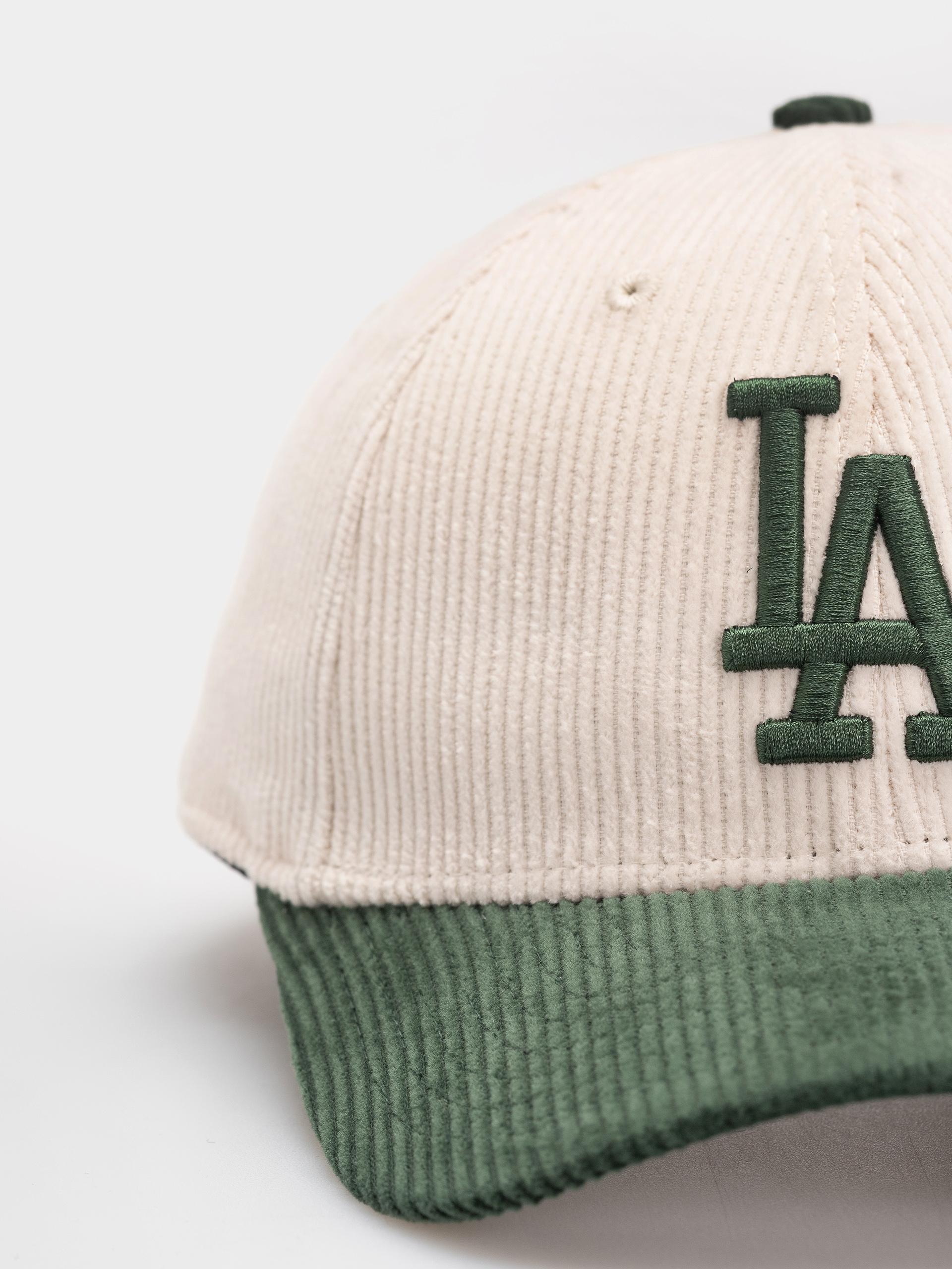 New Era Cap Cord 9Forty Mc Los Angeles Dodgers (light cream/green)