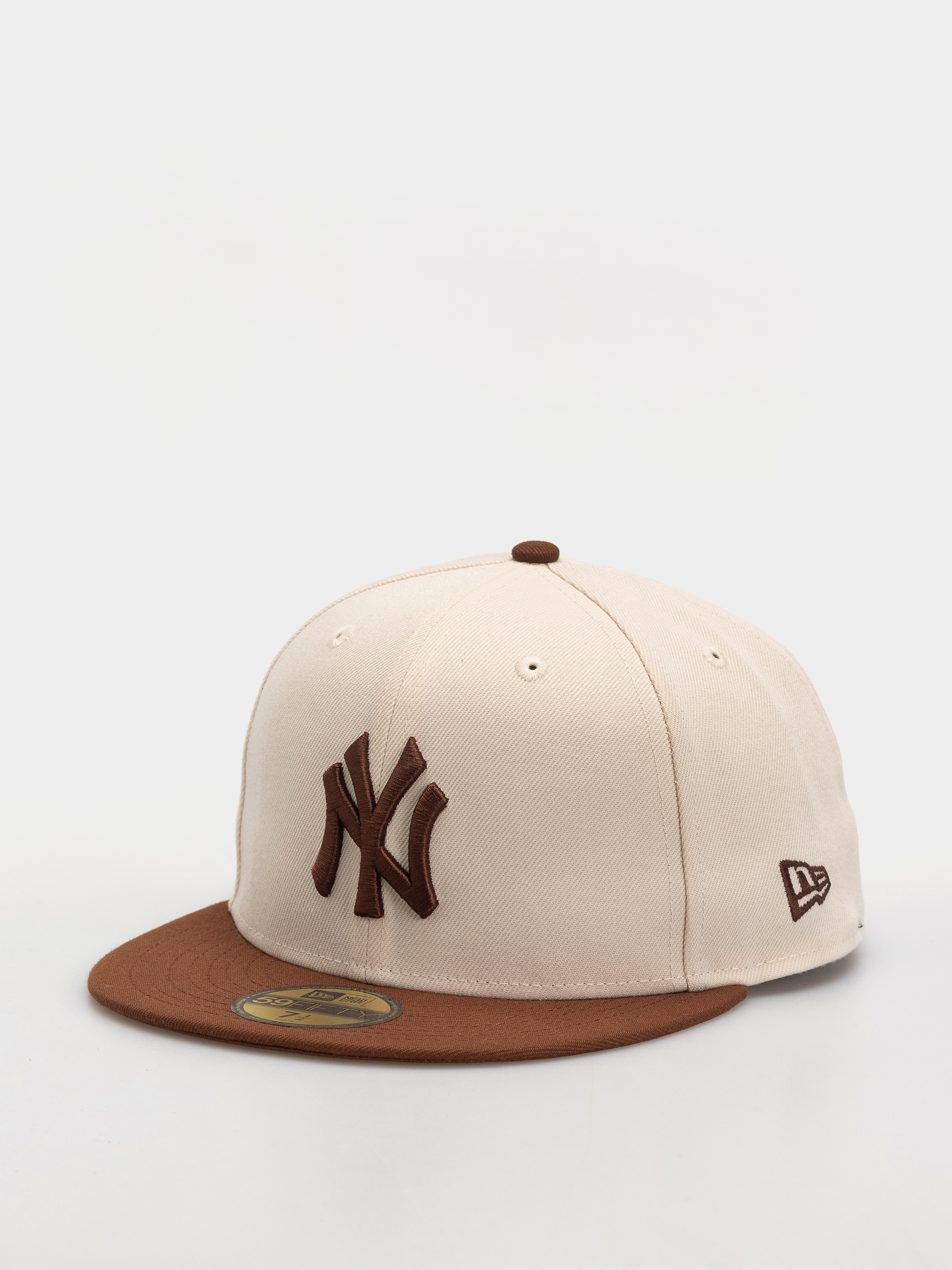 New Era Cap Colour Block League Essential 59Fifty New York Yankees (light cream/brown)
