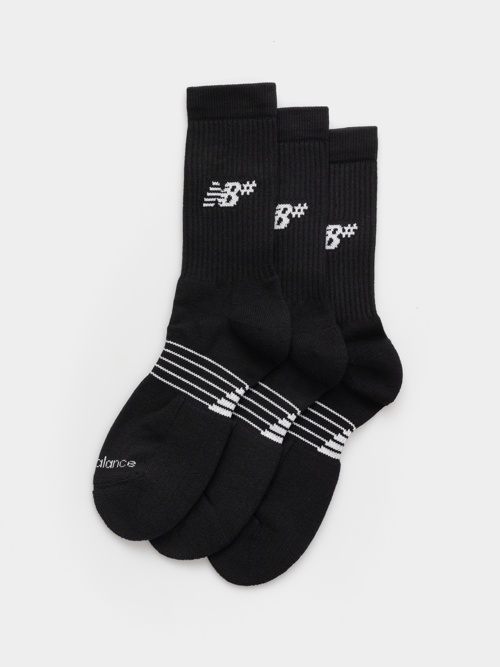 New Balance Active Numeric 3 Packs Socken (black)
