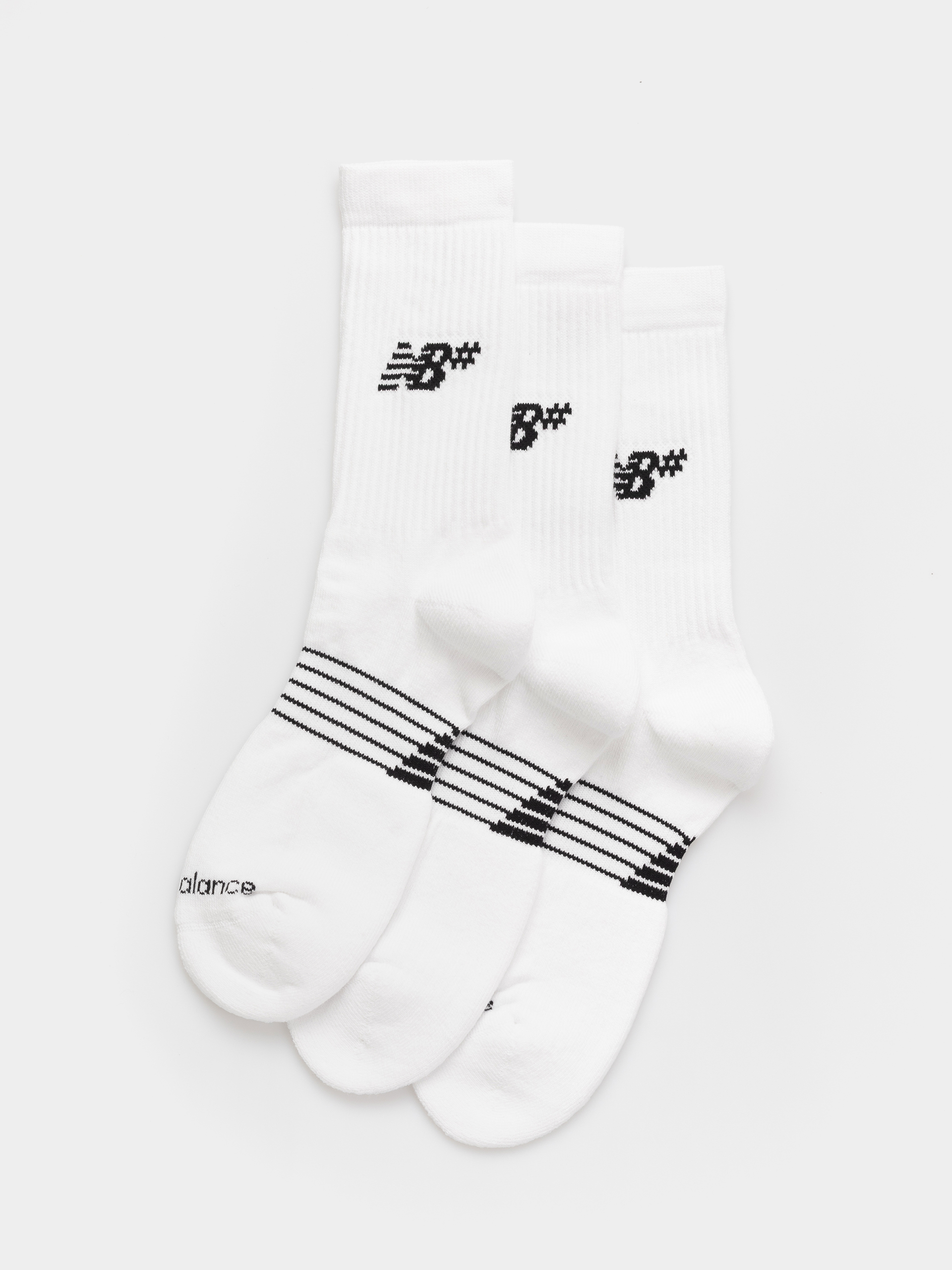 New Balance Active Numeric 3 Packs Socken (white)