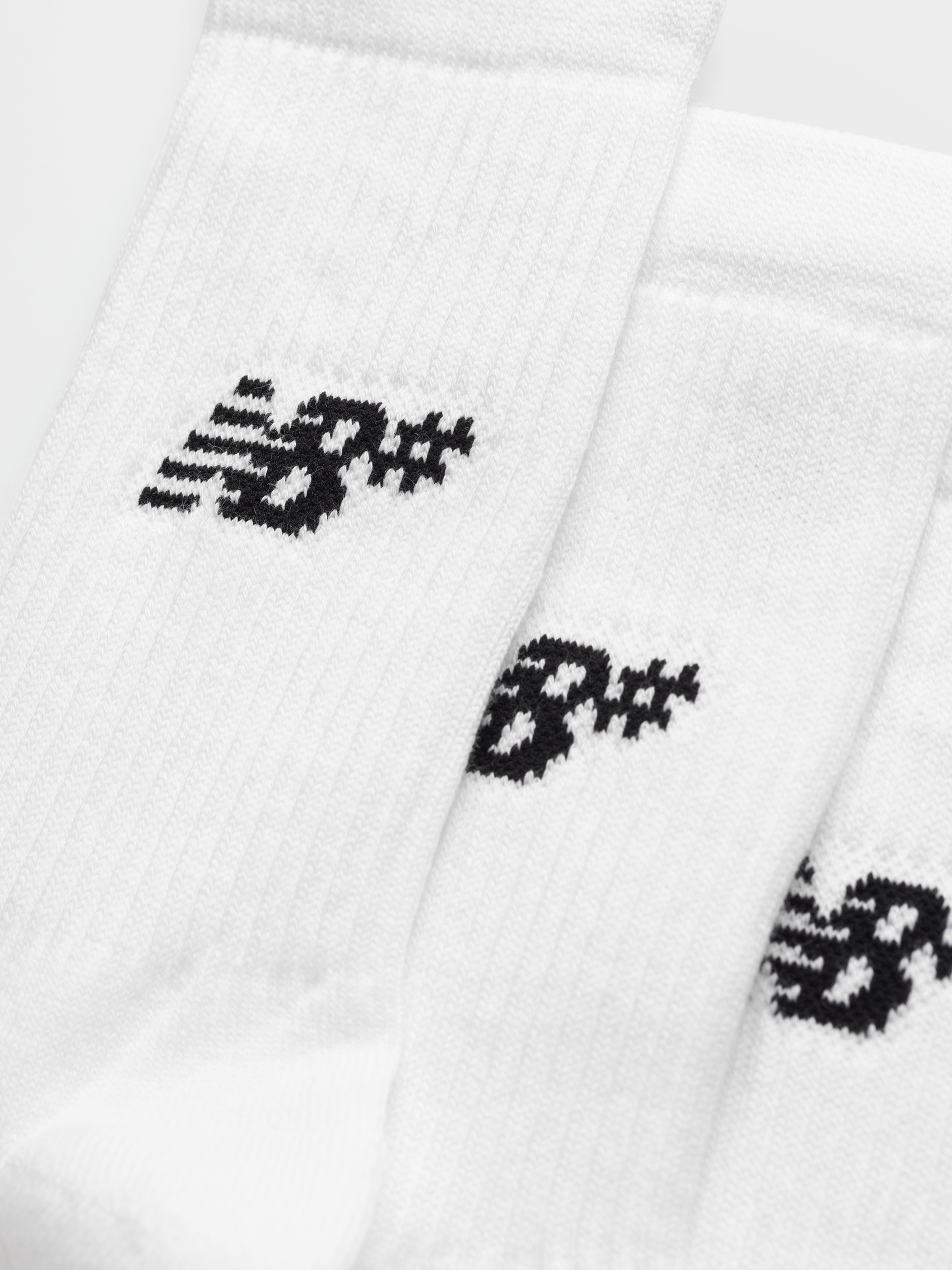 New Balance Active Numeric 3 Packs Socks (white)