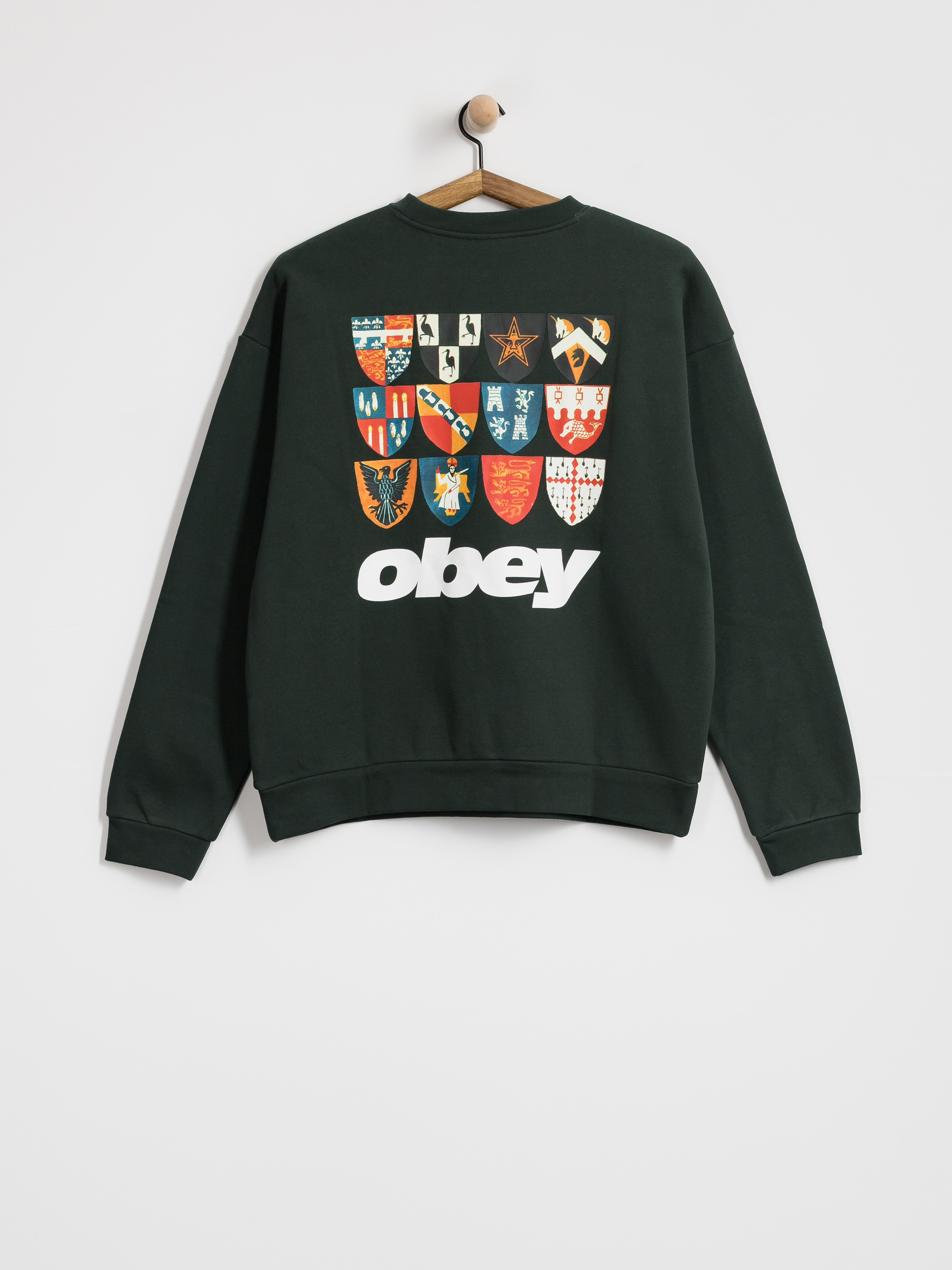 OBEY Shields Extra Heavy Sweatshirt (green gables)