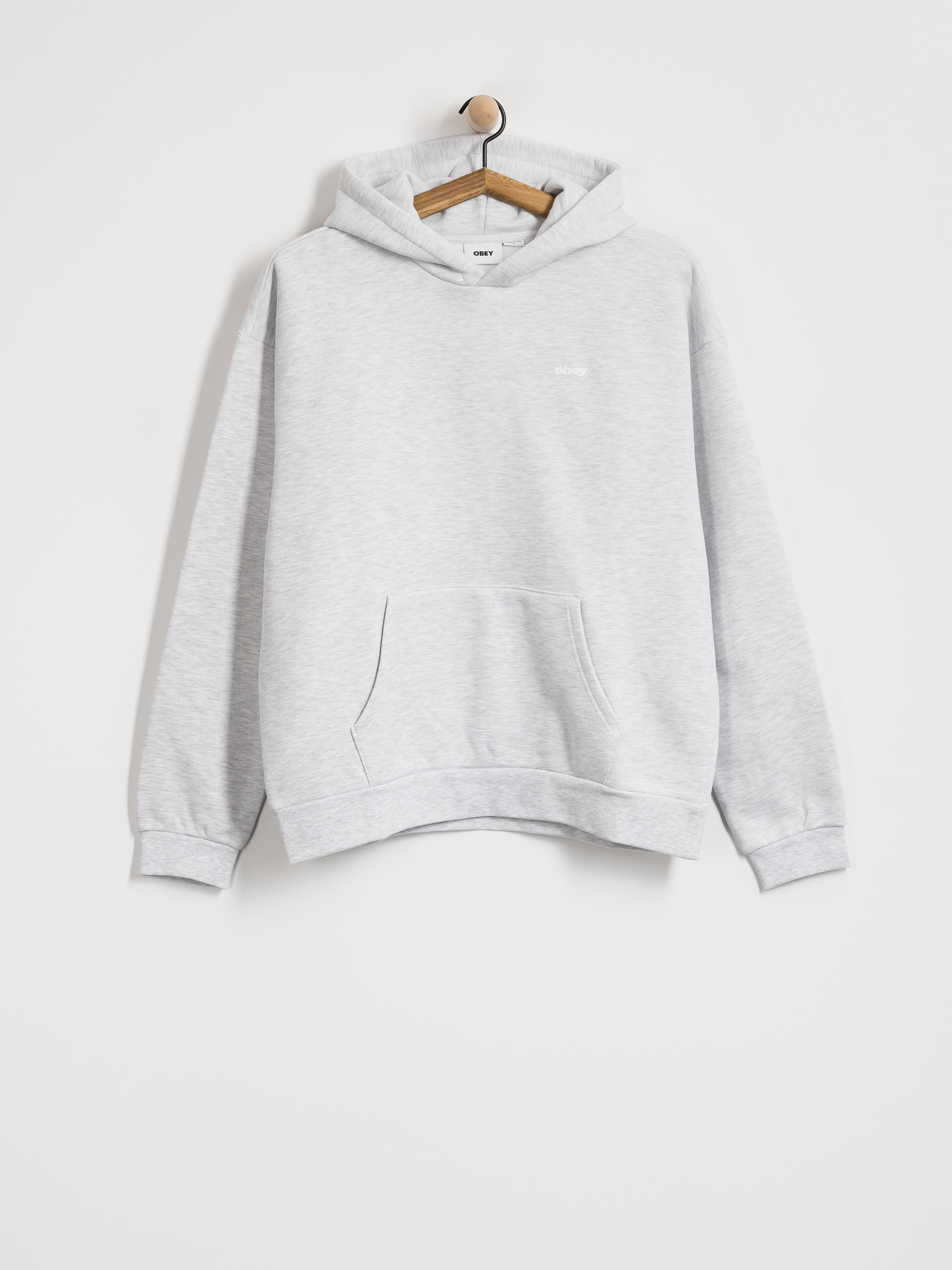 OBEY Intercontinental Extra HD Hoodie (ash grey)