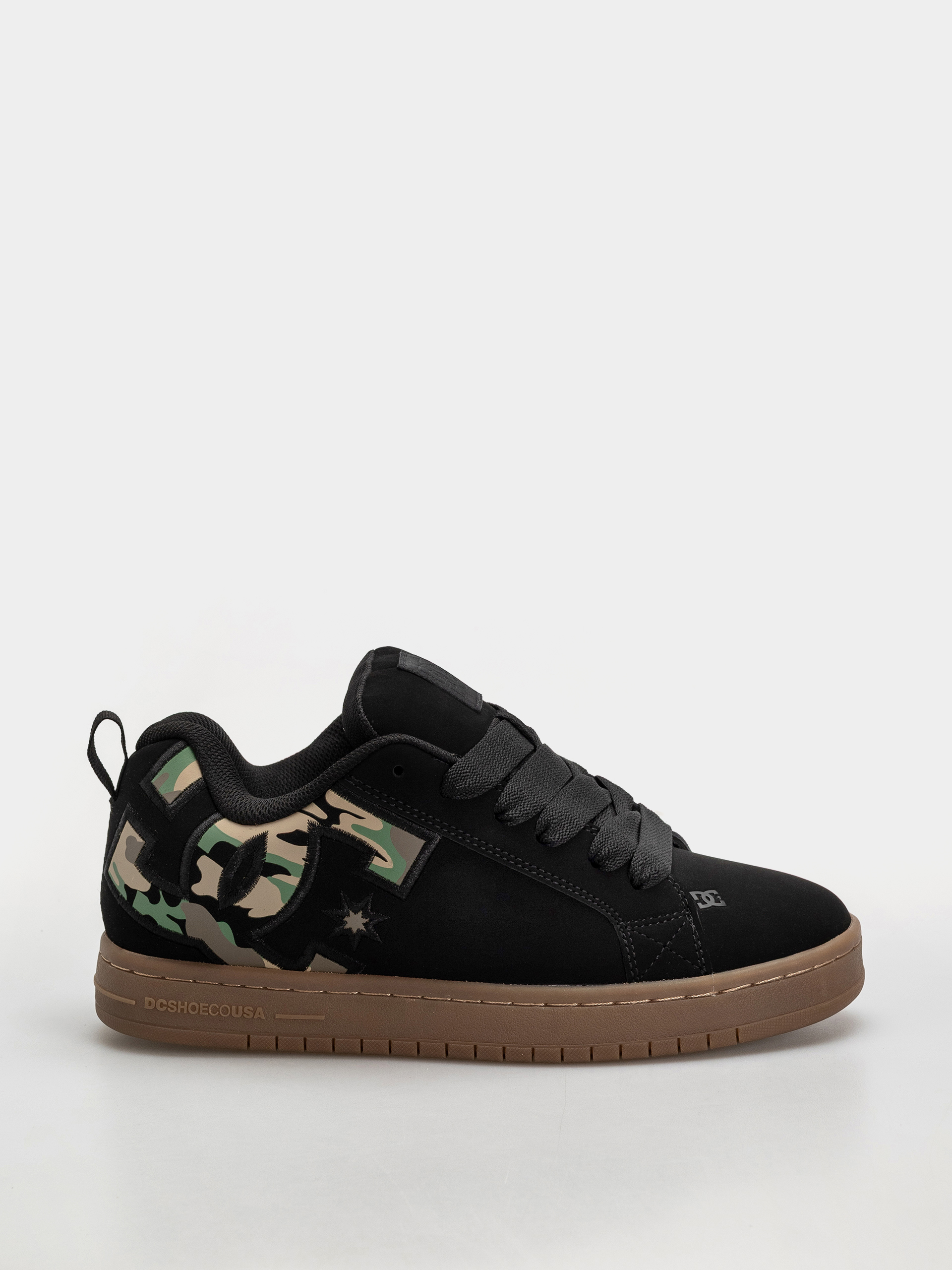 DC Court Graffik Shoes (black/black/gum)