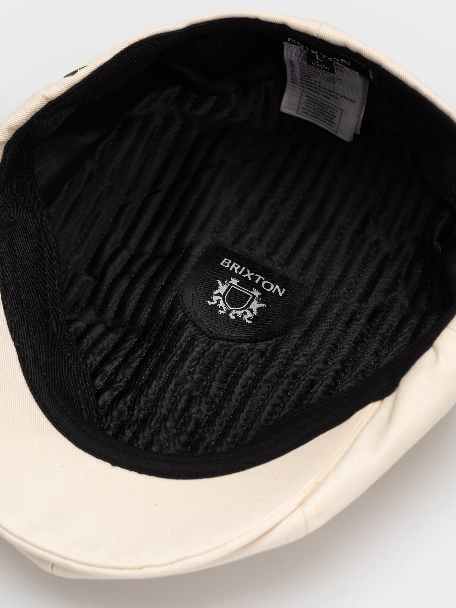 Brixton Flat cap Brood Snap Cap (egret white)