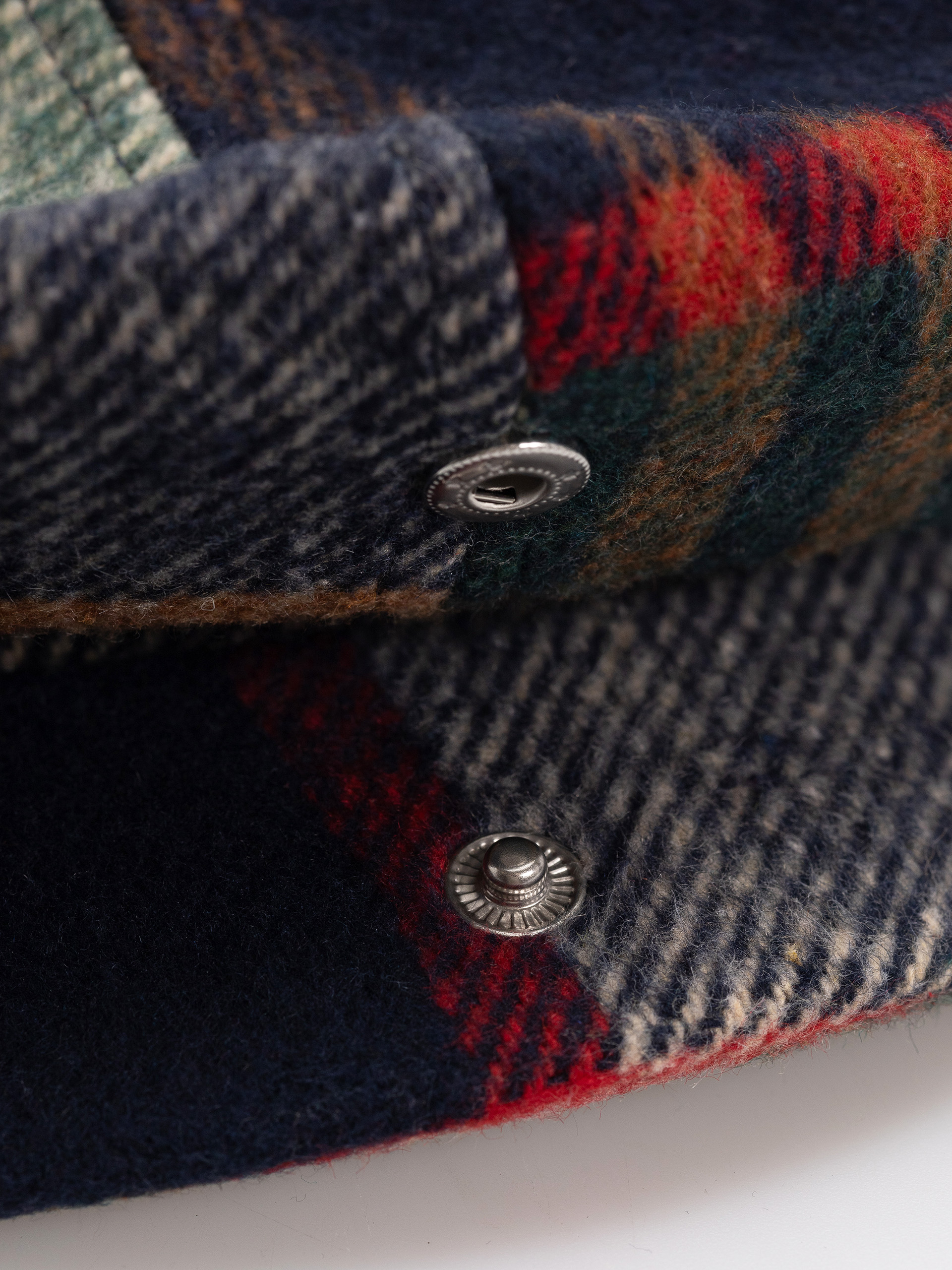 Brixton Flat cap Brood Snap Cap (navy/green/red/cream)