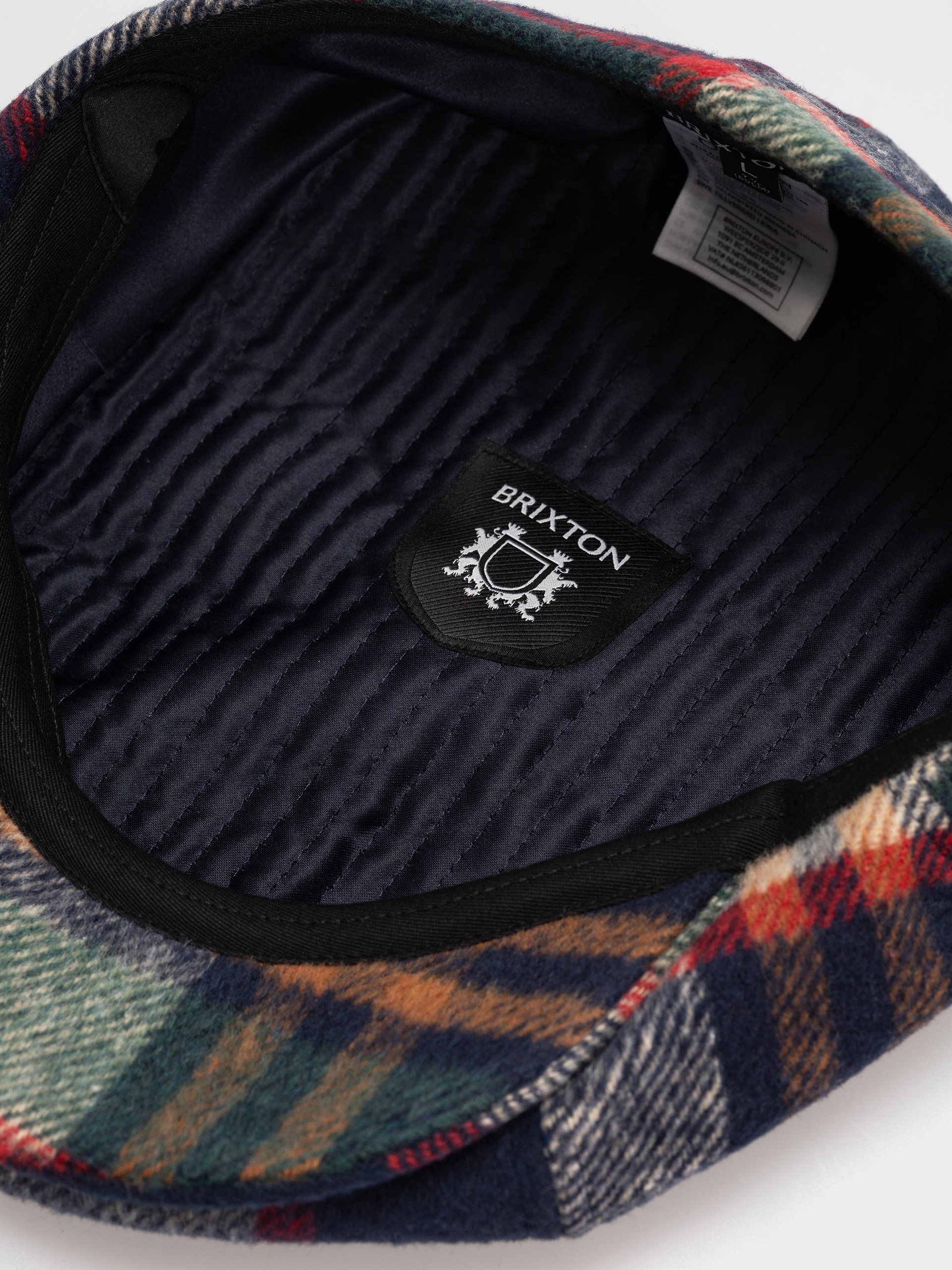 Brixton Flat cap Brood Snap Cap (navy/green/red/cream)