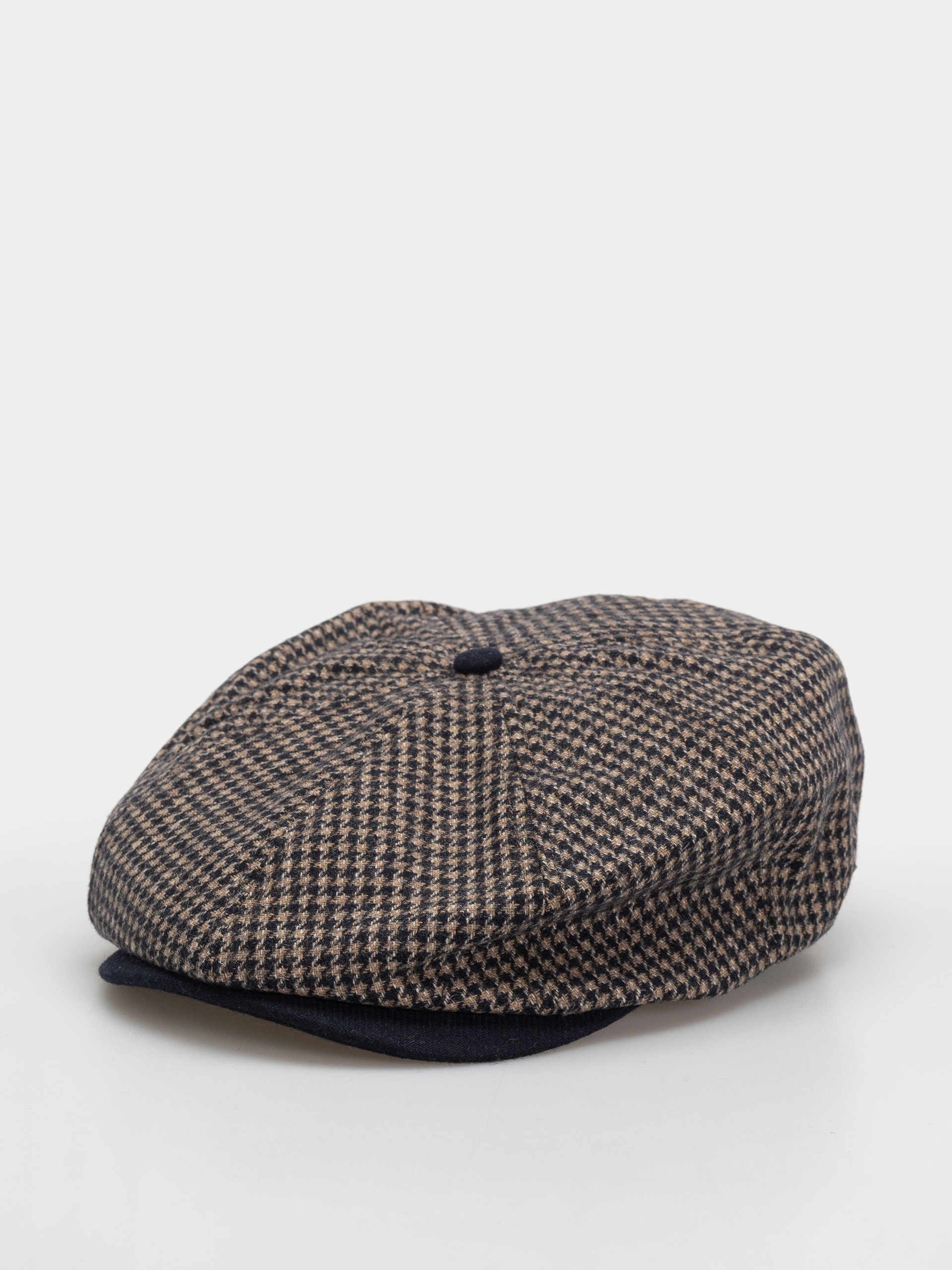 Brixton Schirmmütze Brood Snap Cap (navy/sand houndstooth)
