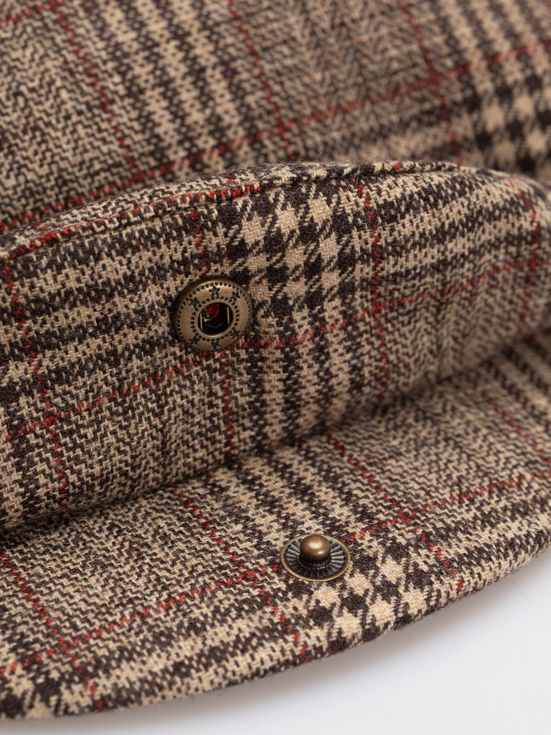 Brixton Schirmmütze Hooligan Snap Cap (brown/tan/red plaid)