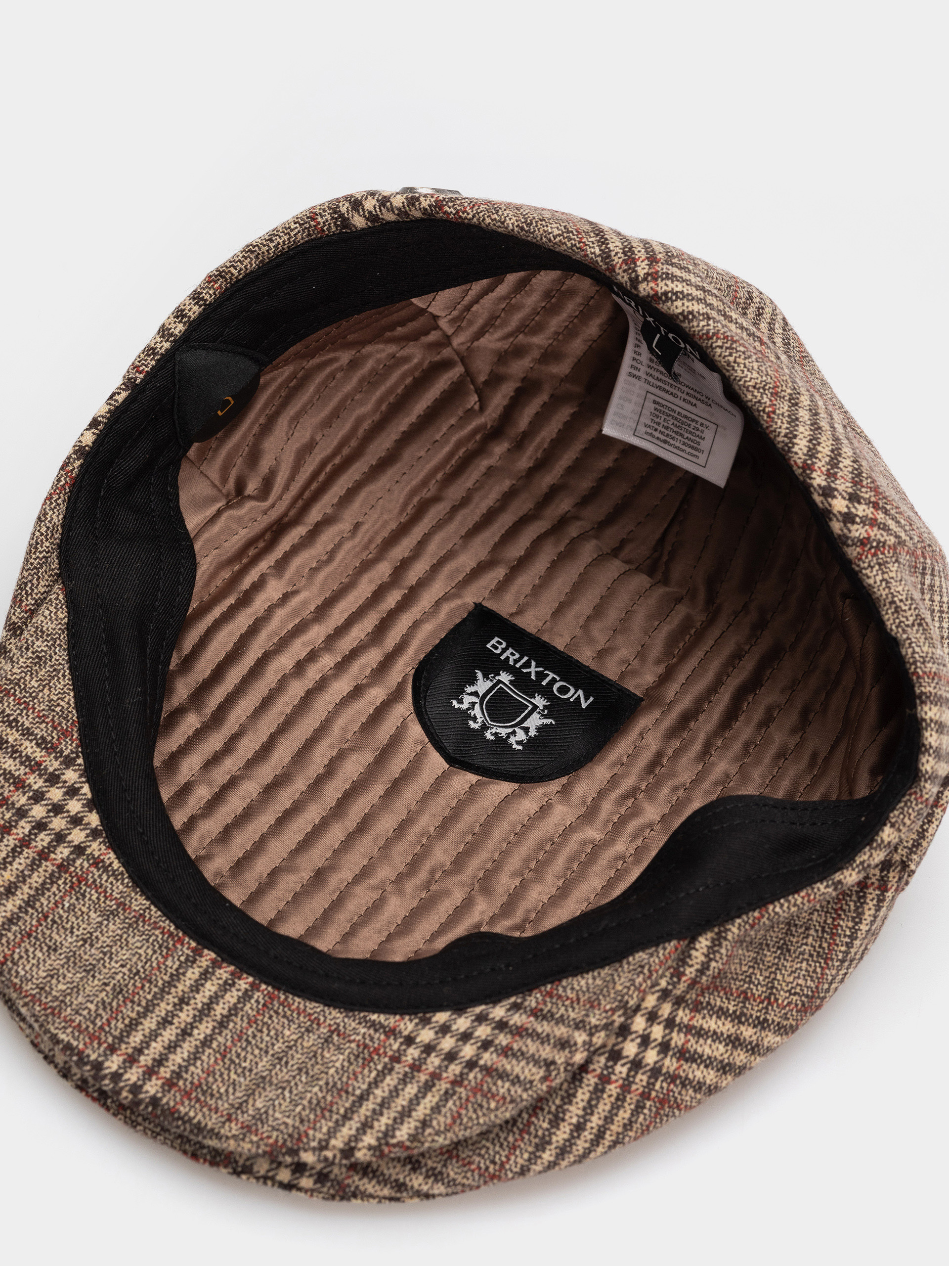 Brixton Schirmmütze Hooligan Snap Cap (brown/tan/red plaid)