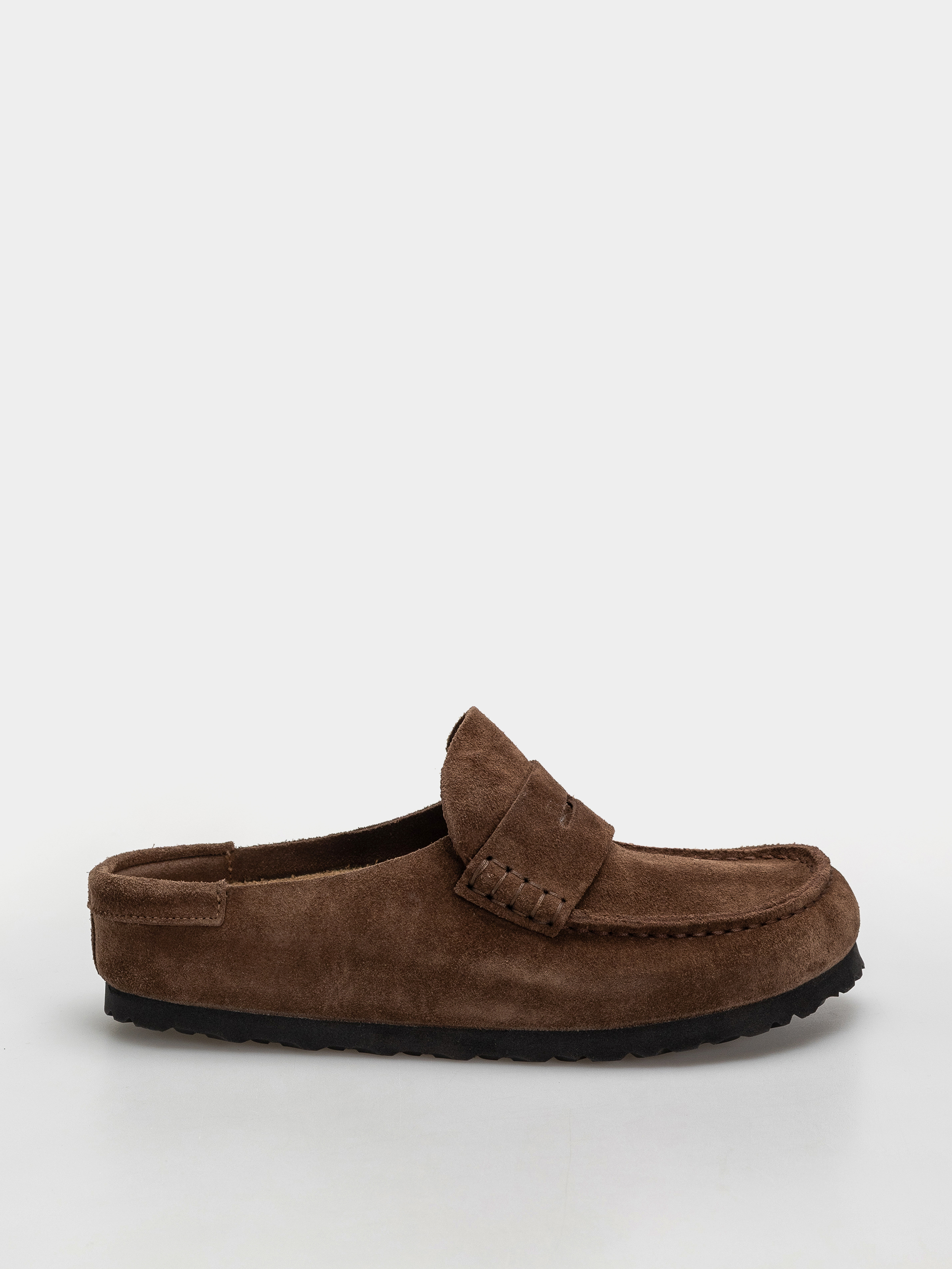 Birkenstock Naples Wrapped Suede Leather Narrow Flip Flops (carafe)