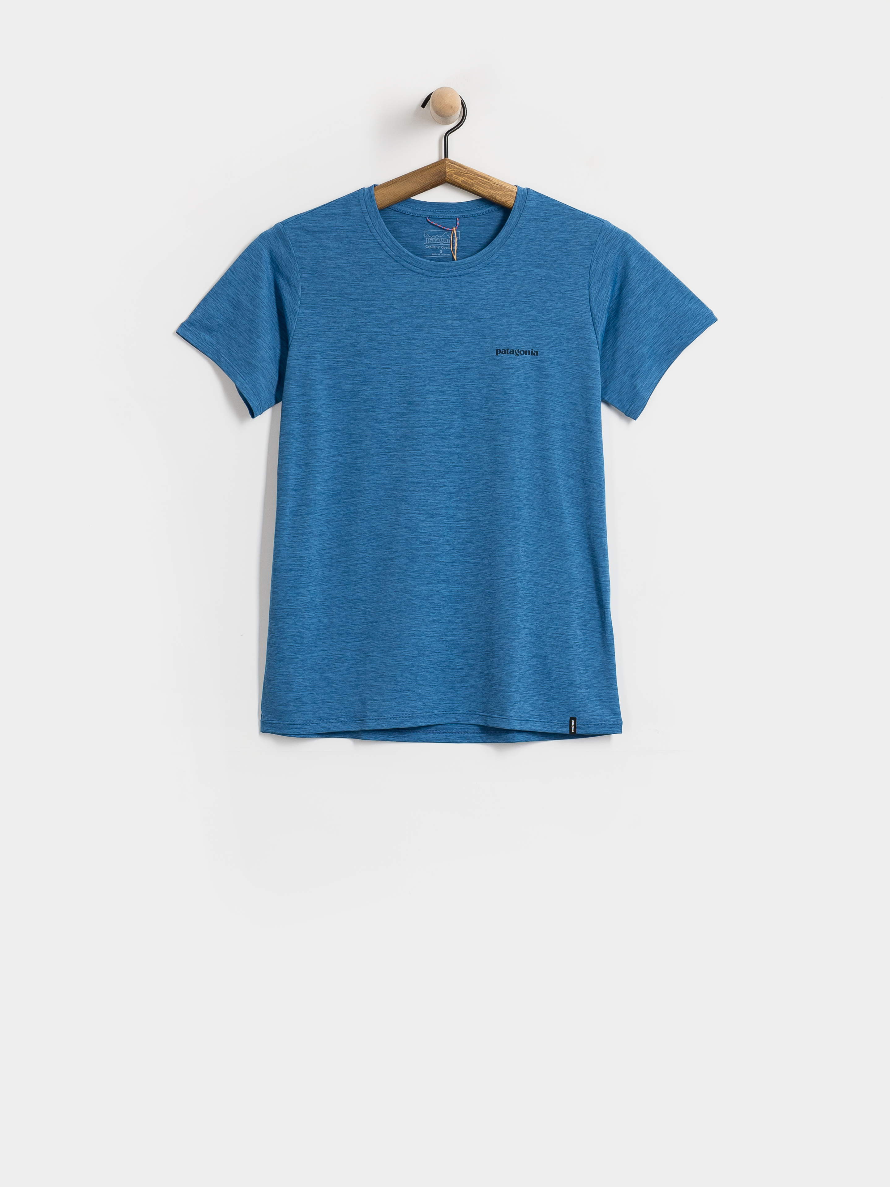 Patagonia Cap Cool Daily Boardshort Logo T-shirt Wmn (aquatic blue light aquatic blue x dye)
