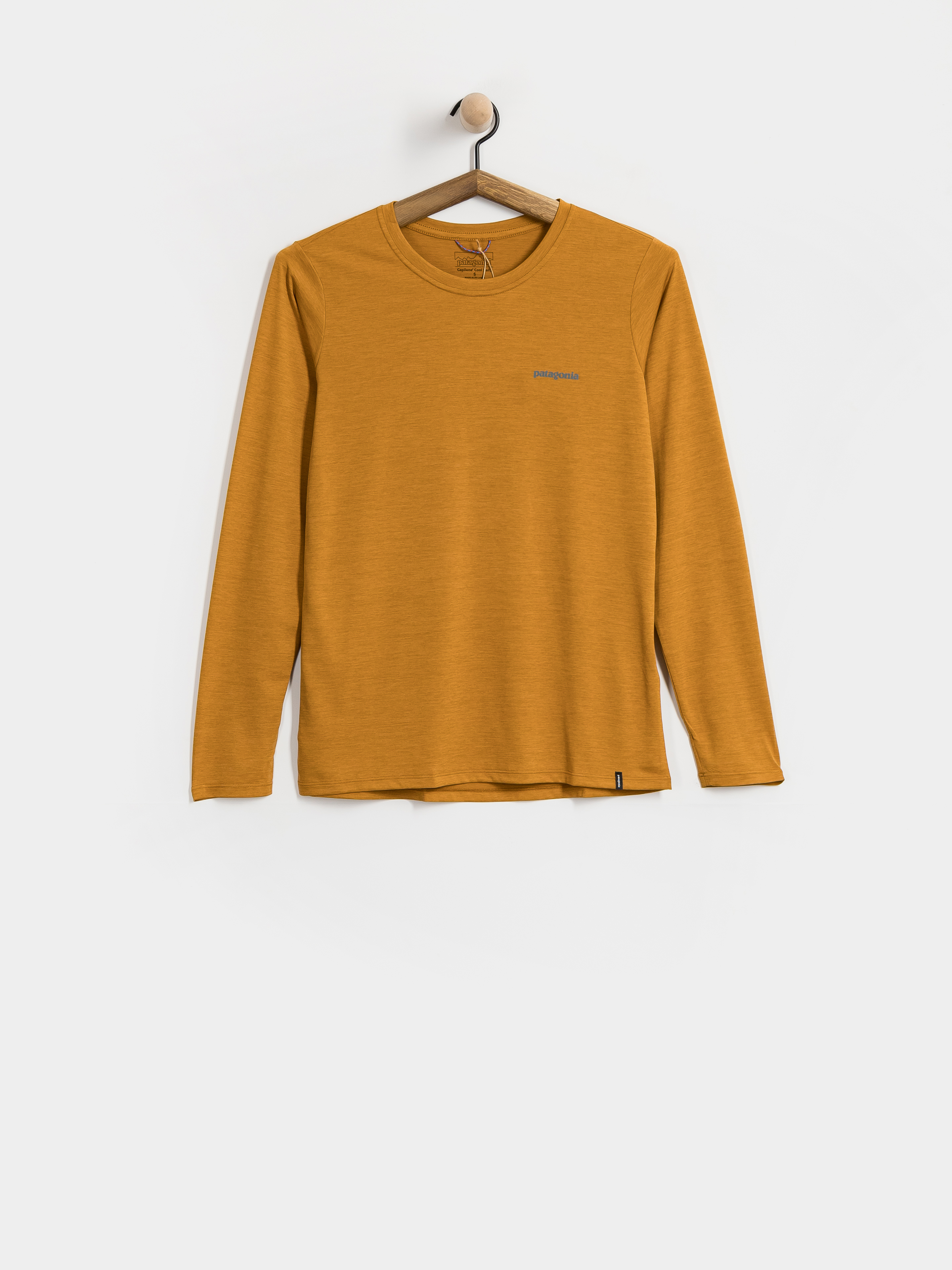 Patagonia Cap Cool Daily Boardshort Logo Wmn Longsleeve (cinnamon brown dark cinnamon brown x dye)
