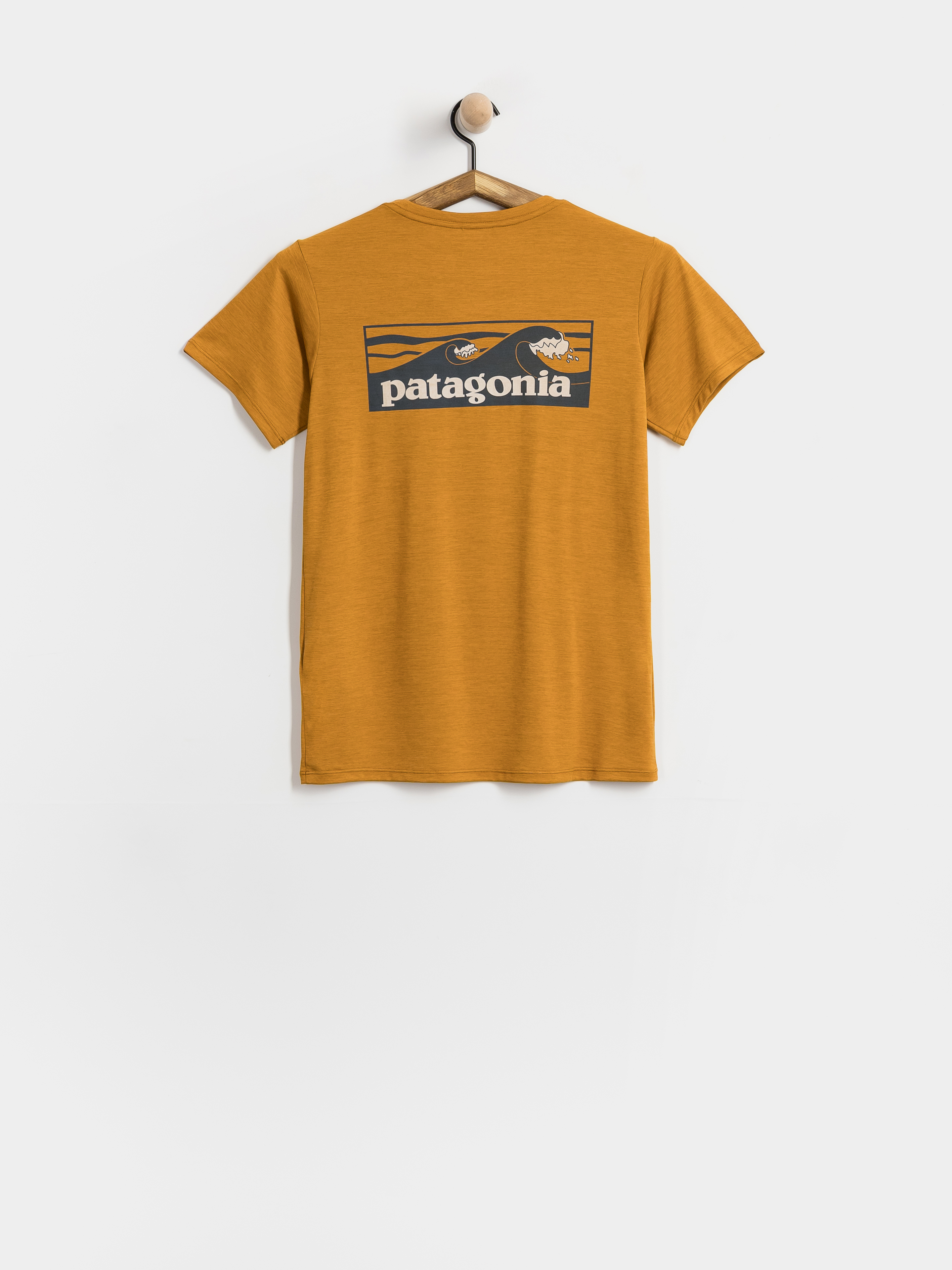 Patagonia Cap Cool Daily Boardshort Logo T-shirt Wmn (cinnamon brown dark cinnamon brown x dye)