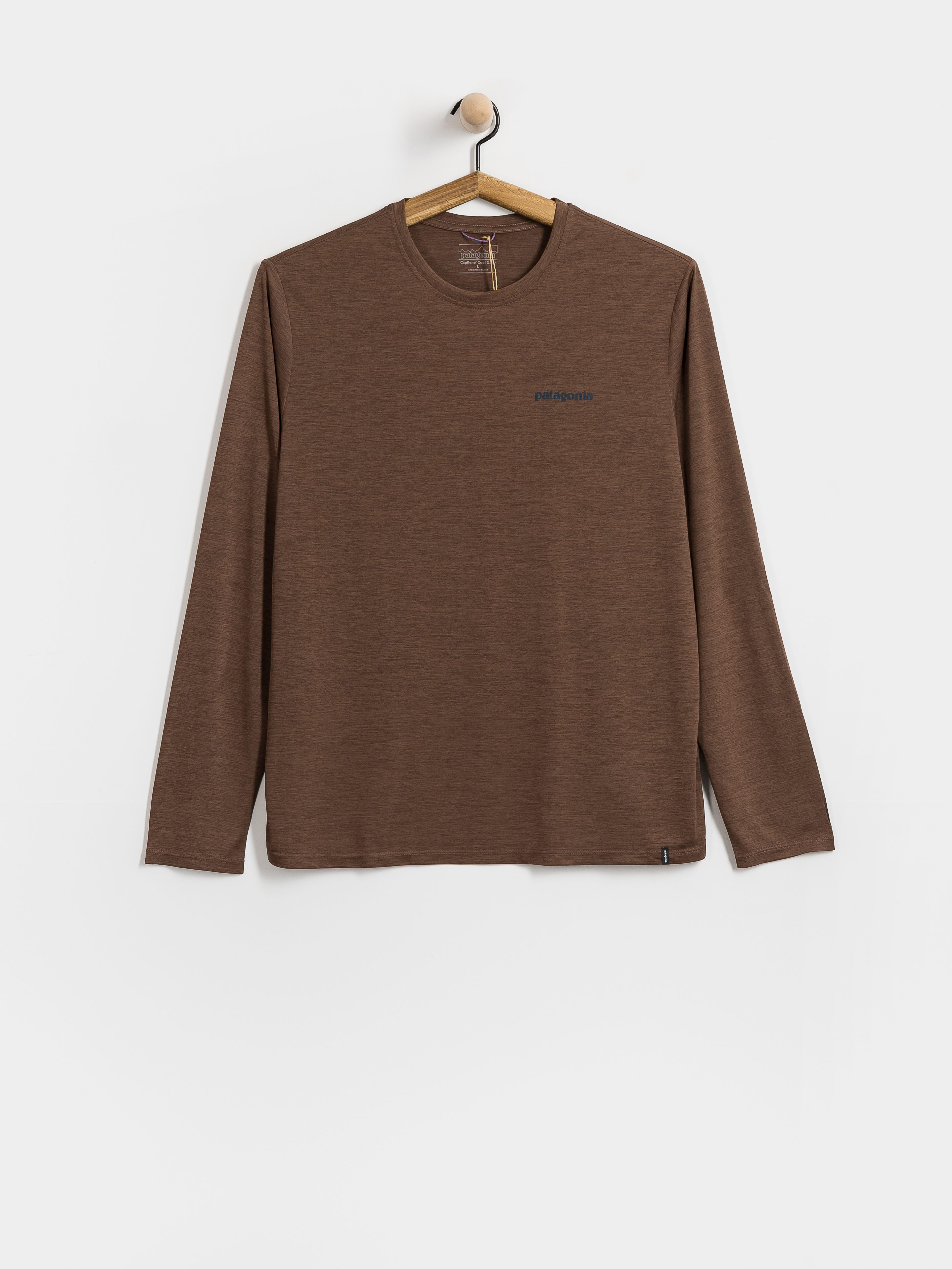 Patagonia Cap Cool Daily Boardshort Logo Longsleeve (berm brown light berm brown x dye)