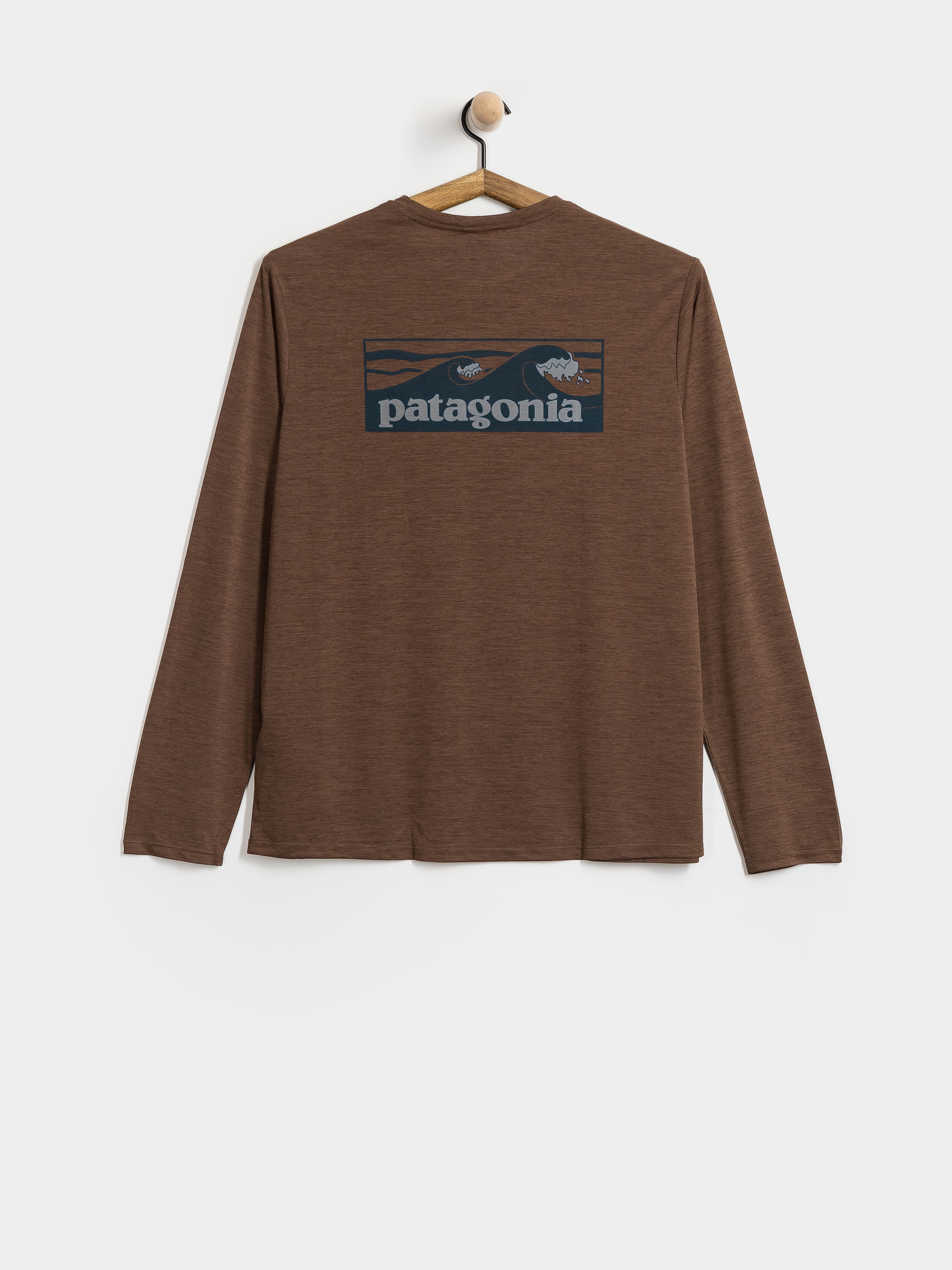Patagonia Cap Cool Daily Boardshort Logo Longsleeve (berm brown light berm brown x dye)