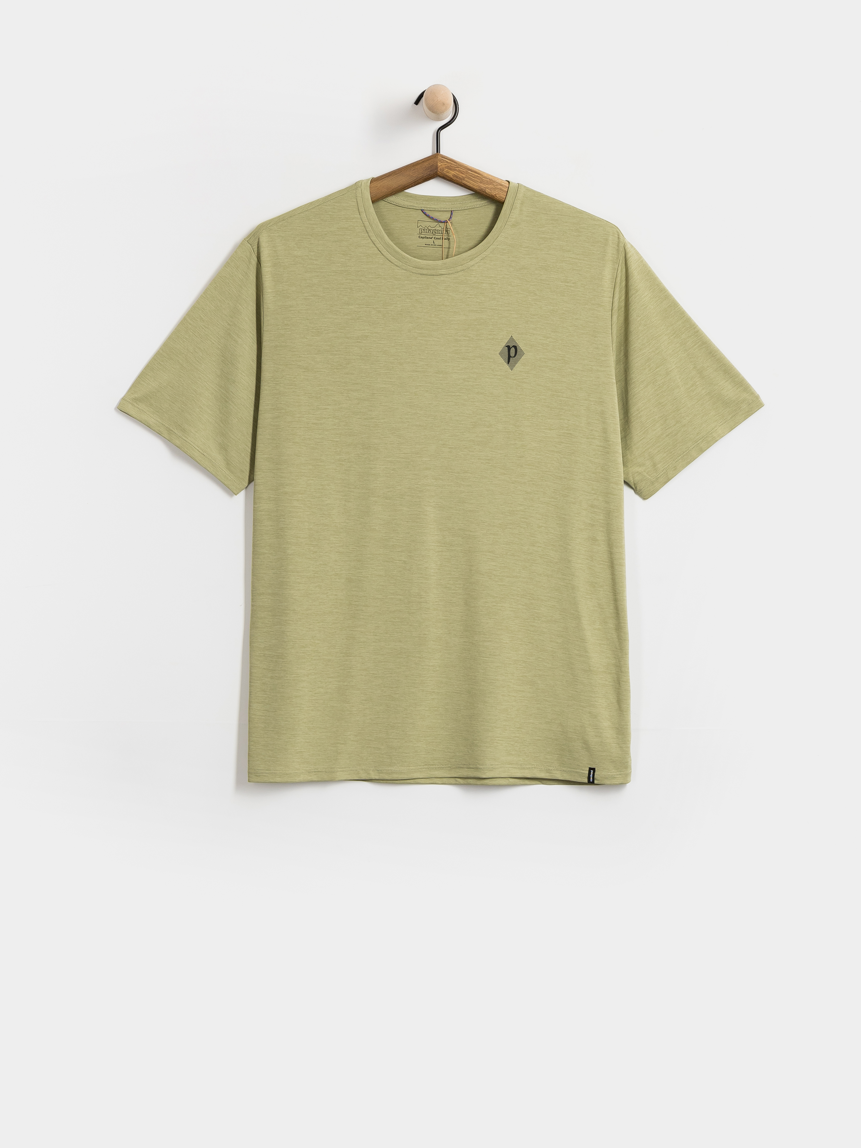 Patagonia Cap Cool Daily Hut Tripper T-Shirt (gumtree green light gumtree green x dye)