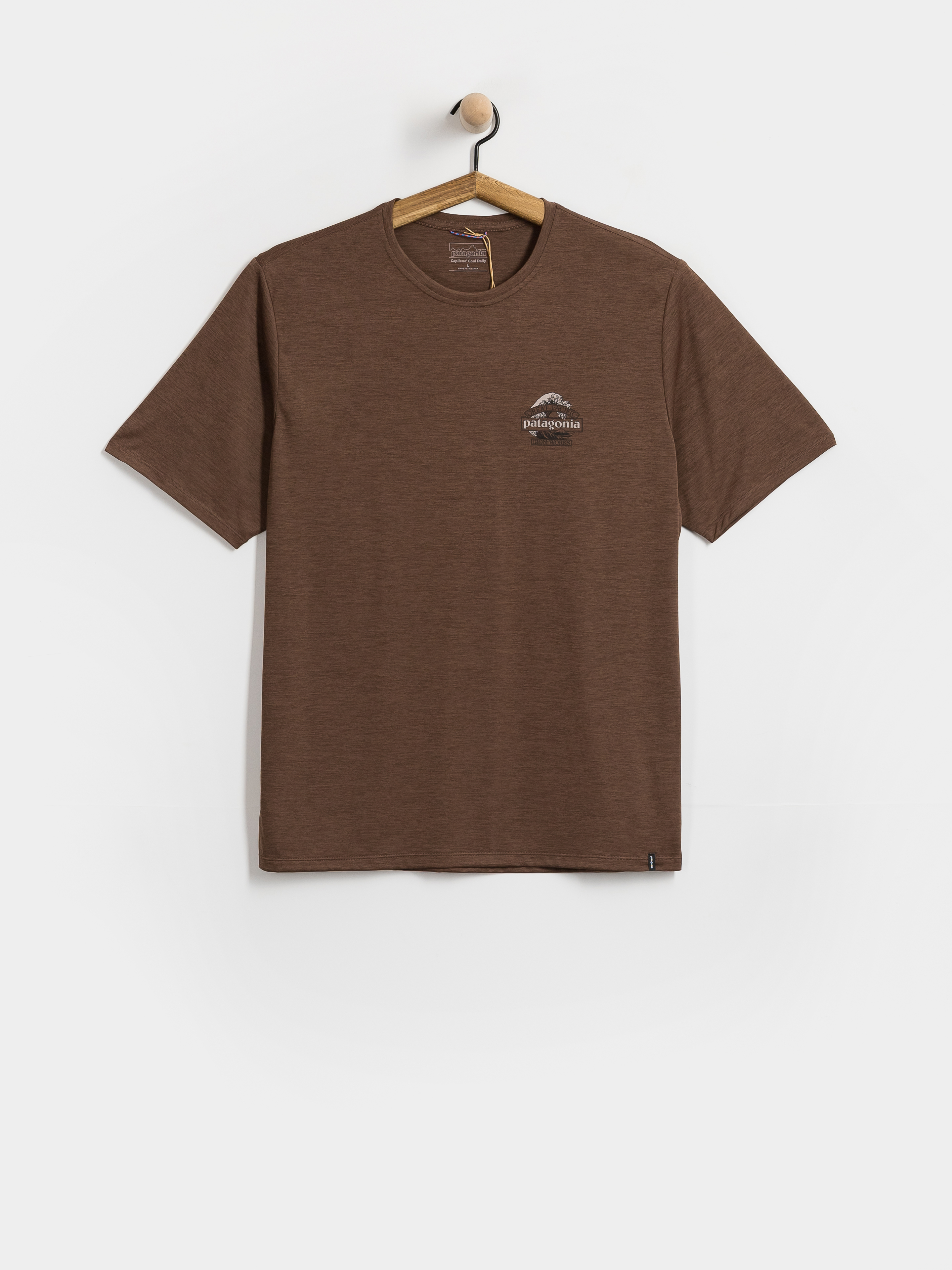 Patagonia Cap Cool Daily Great Waves T-shirt (berm brown light berm brown x dye)