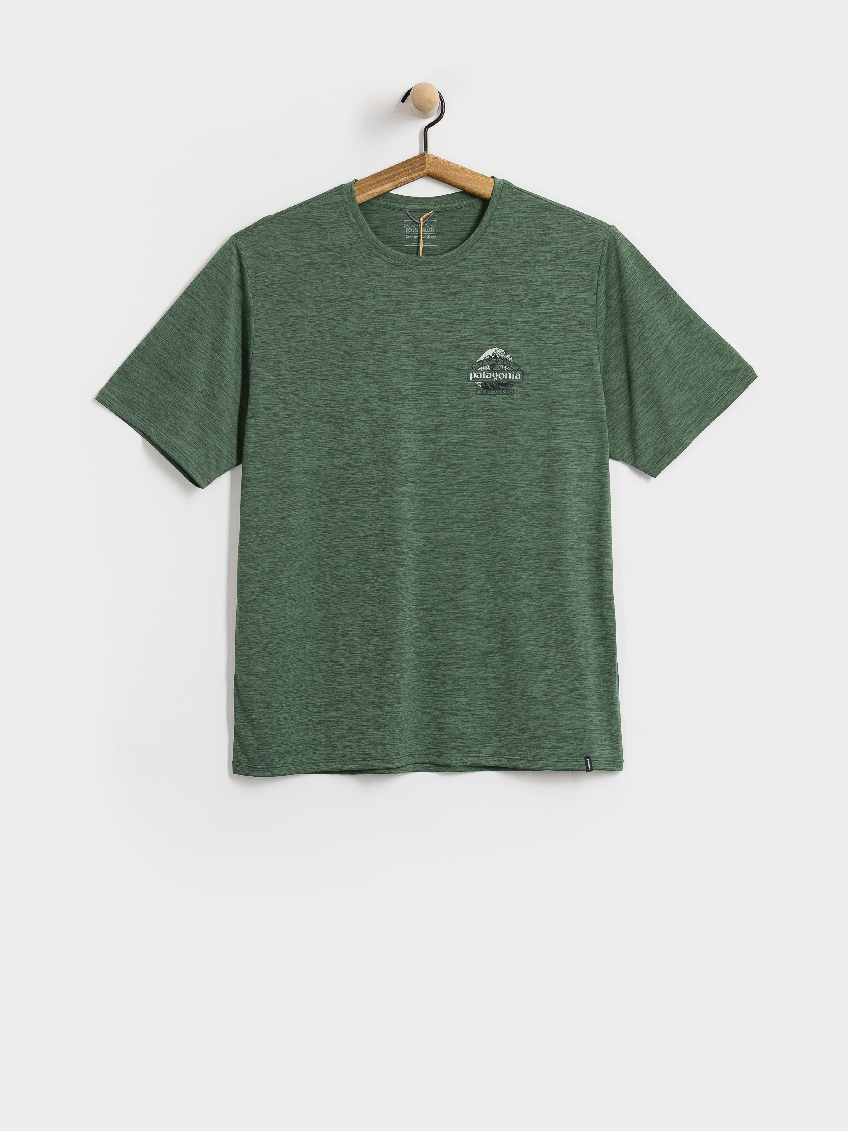 Patagonia Cap Cool Daily Great Waves T-shirt (canopy green light canopy green x dye)