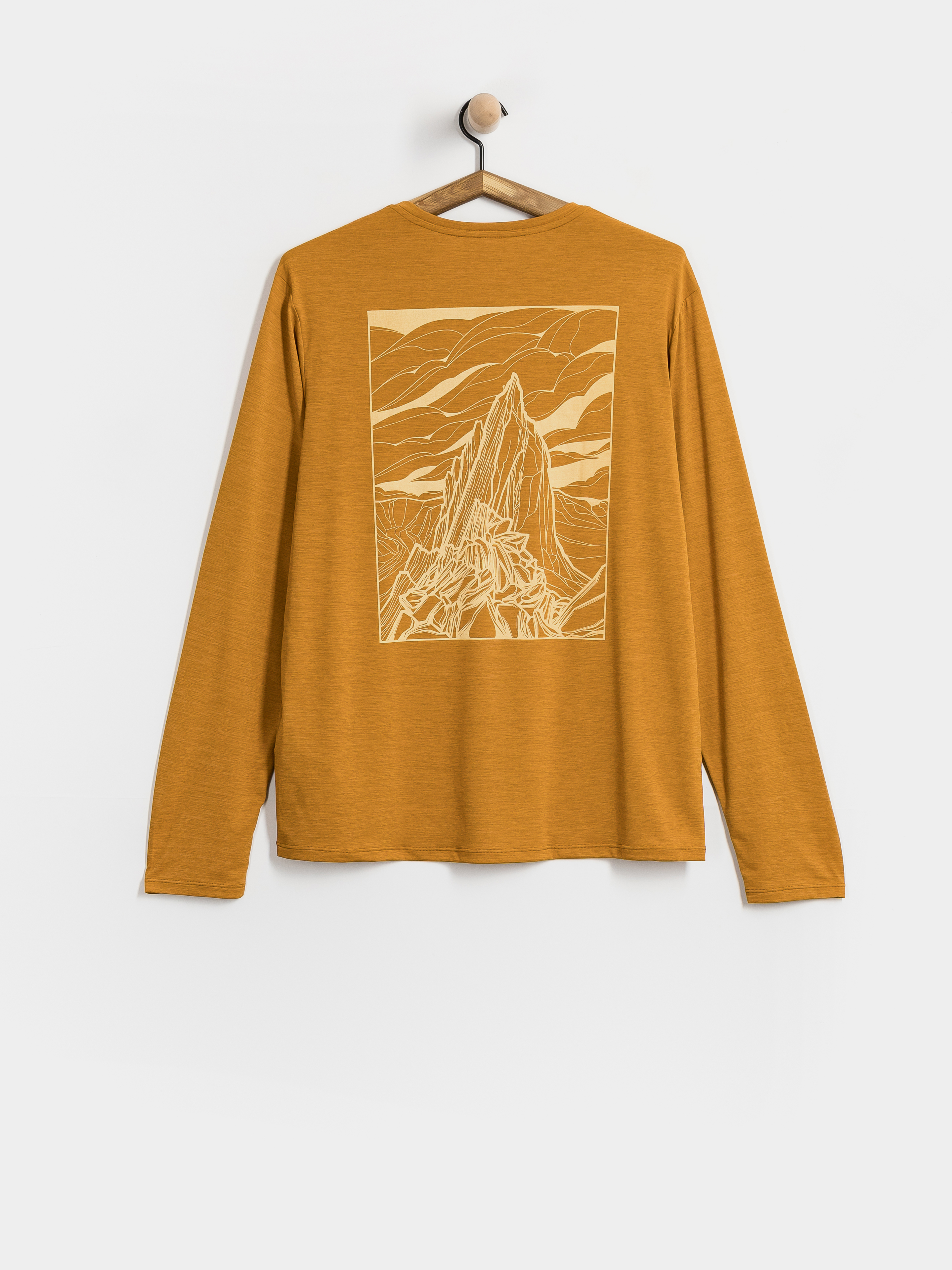 Patagonia Cap Cool Daily Cloud Crag Longsleeve (cinnamon brown dark cinnamon brown x dye)