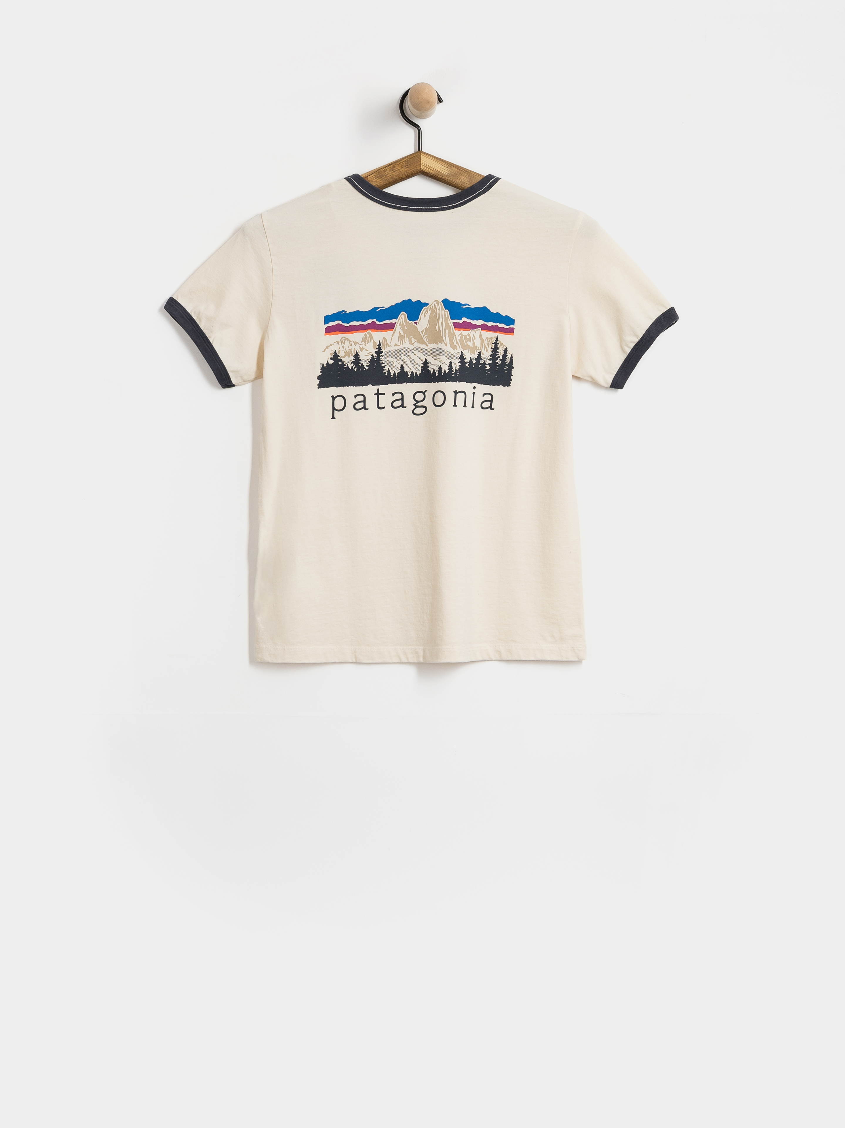 Patagonia Fitz Roy Foothills Ringer T-shirt Wmn (undyed natural)