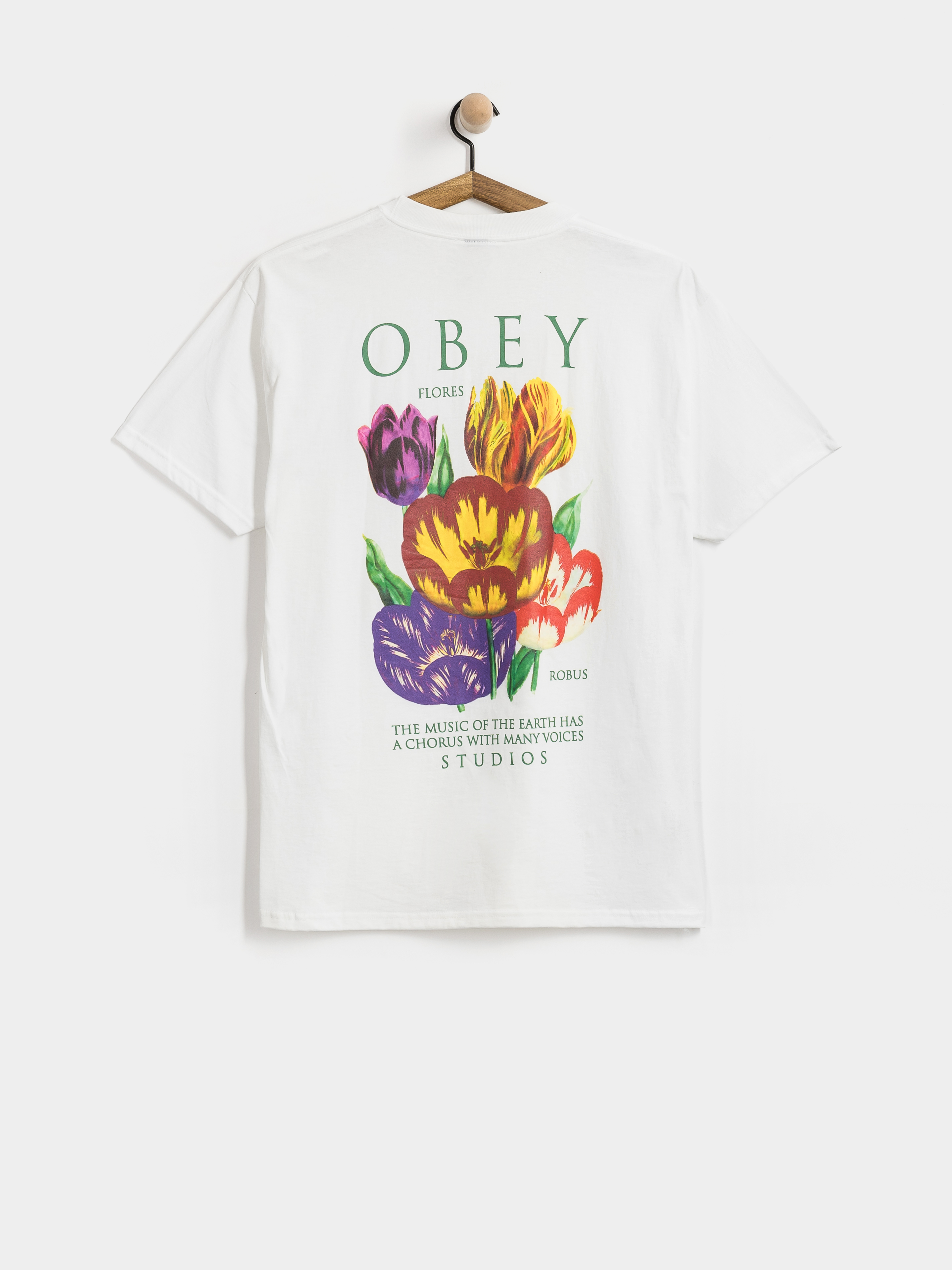 OBEY Flores Robus T-Shirt (white)