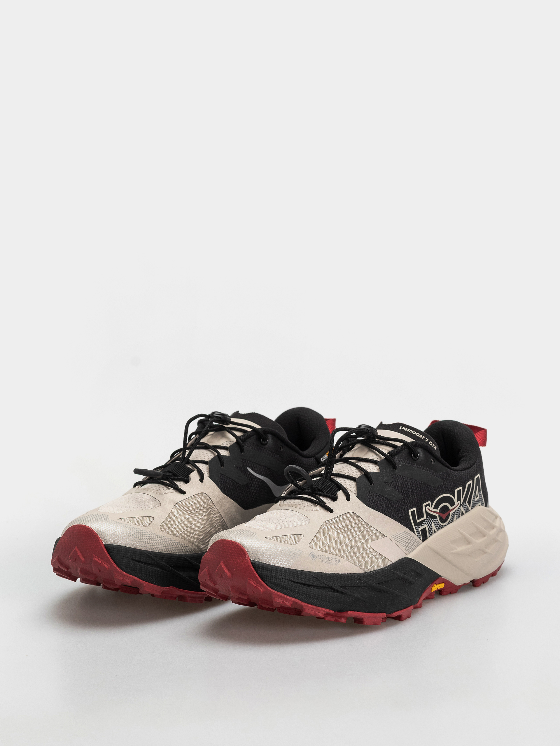 Hoka Schuhe Speedgoat 7 GTX (black/river rock grey)