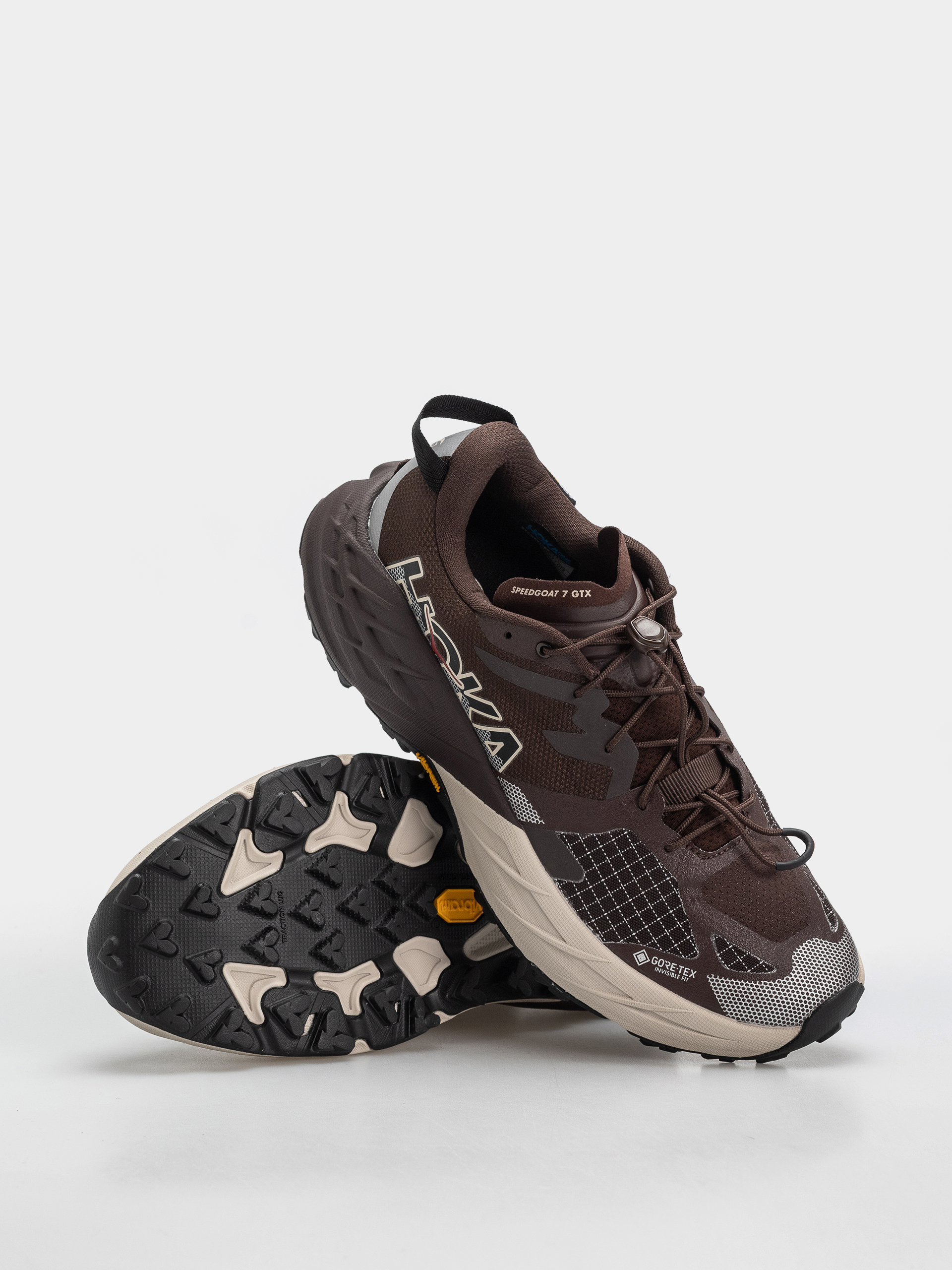 Hoka Schuhe Speedgoat 7 GTX (spiced chocolate/river rock grey)