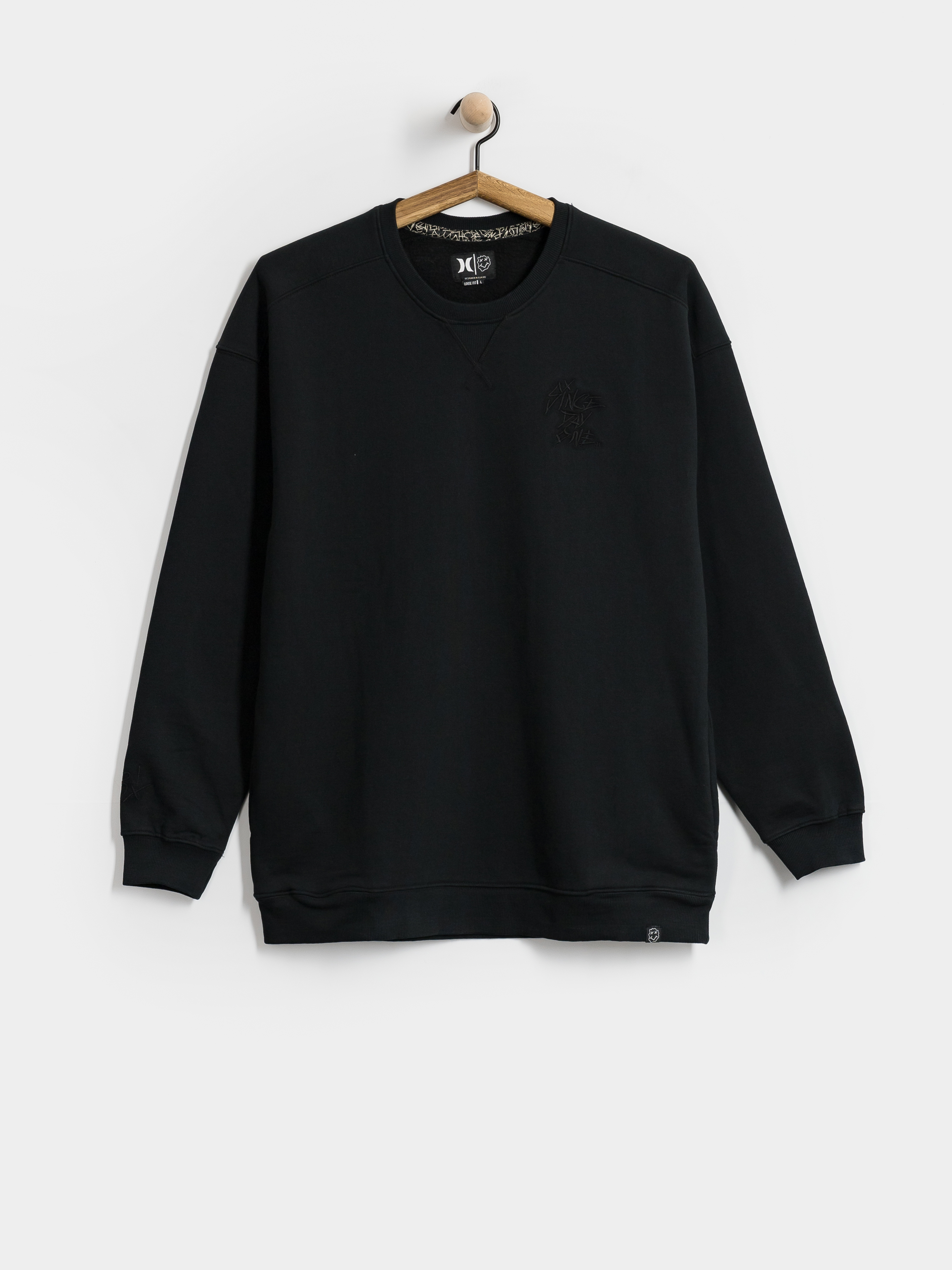 Hurley Sweatshirt Smile Crew (black)