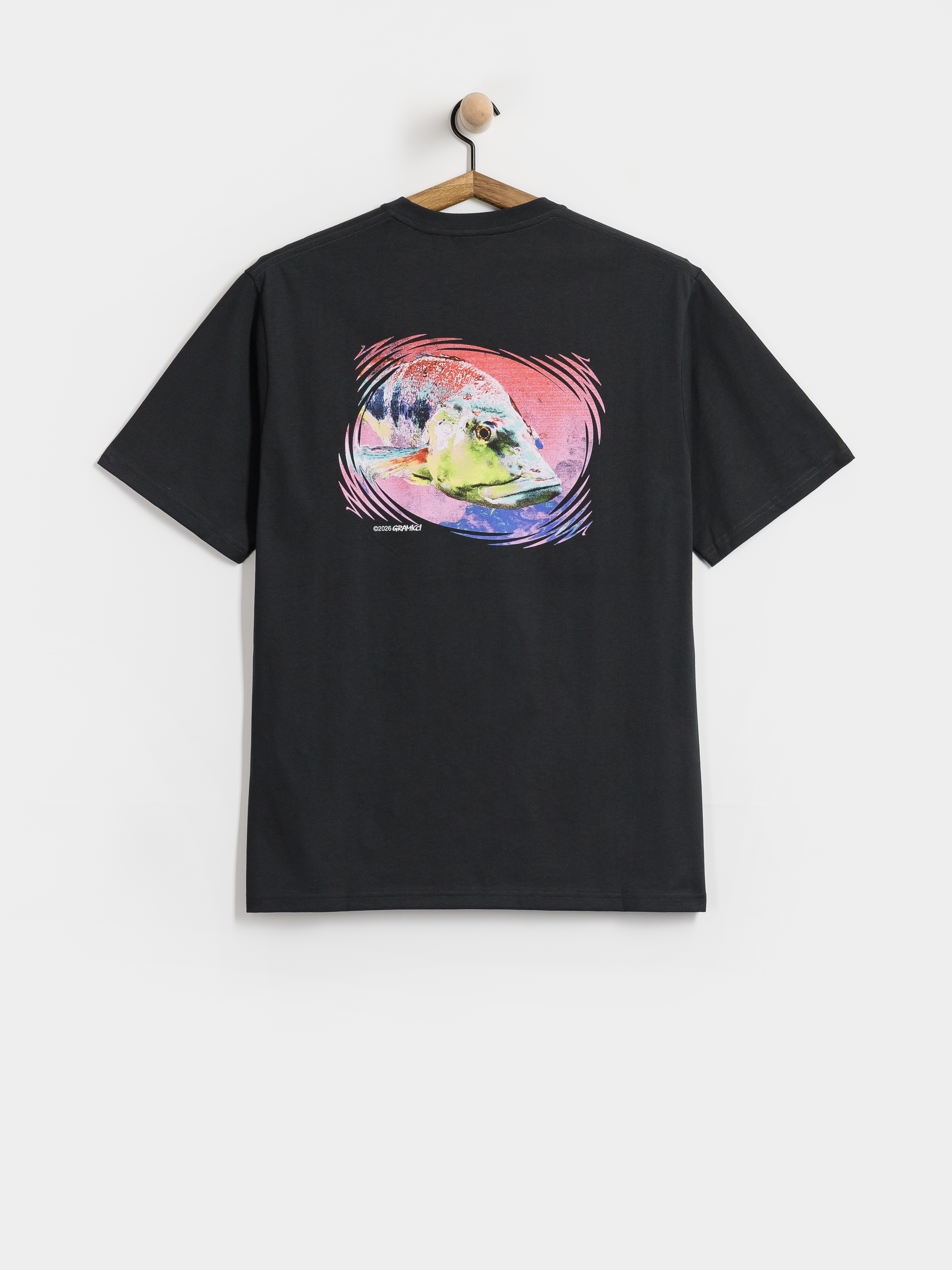 Gramicci T-Shirt Bass (vintage black)