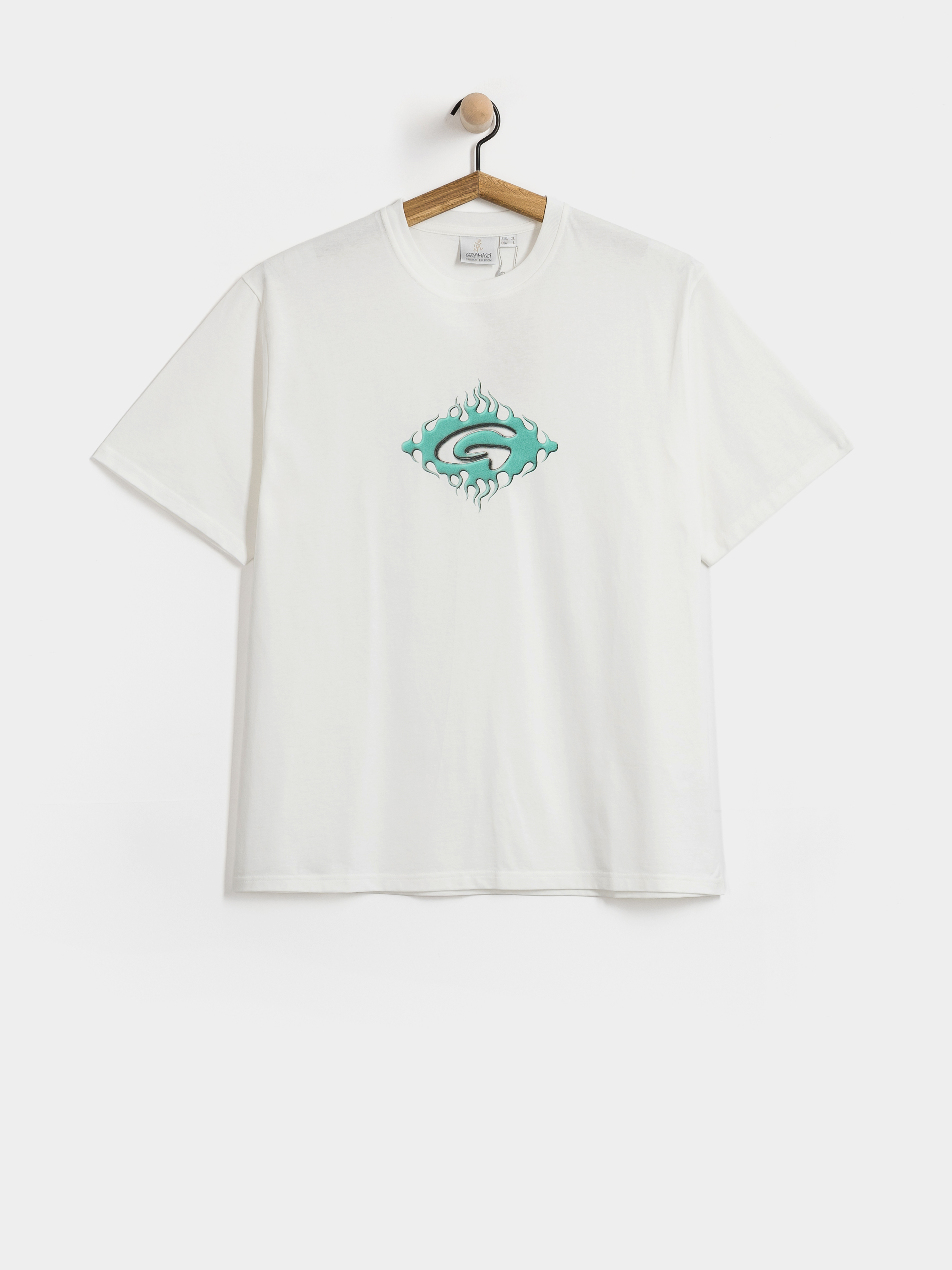 Gramicci T-Shirt Flames (white)